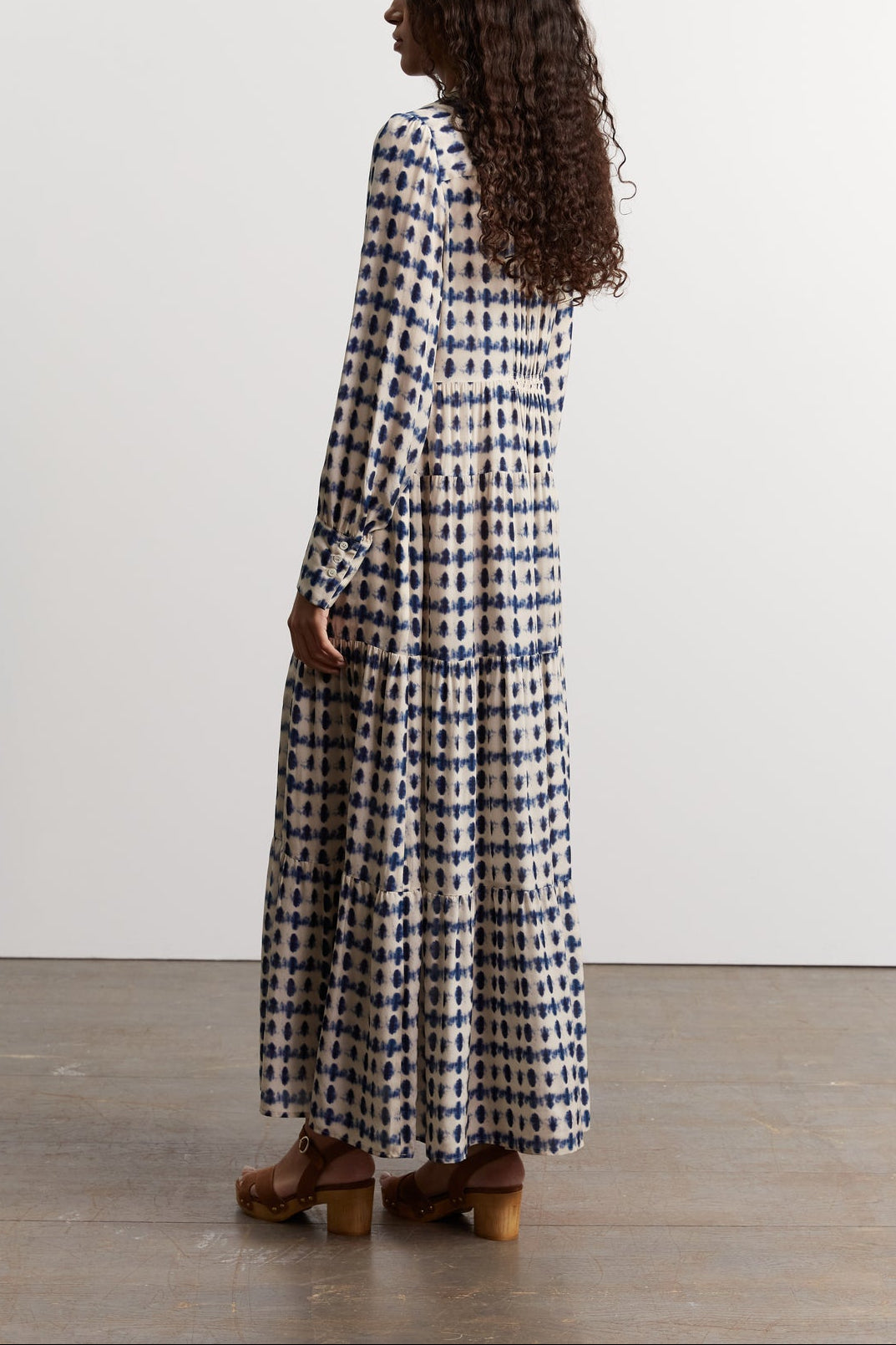 Robe fluideTie and Dye - ROBE Faume - seconde main