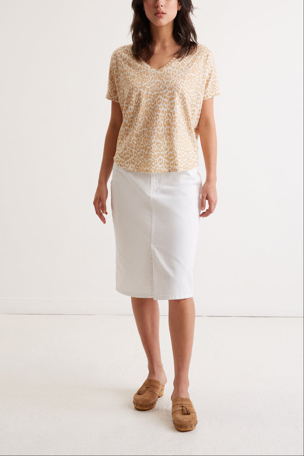 T-shirt oversize imprimé léopard - AIRELLE Faume - seconde main