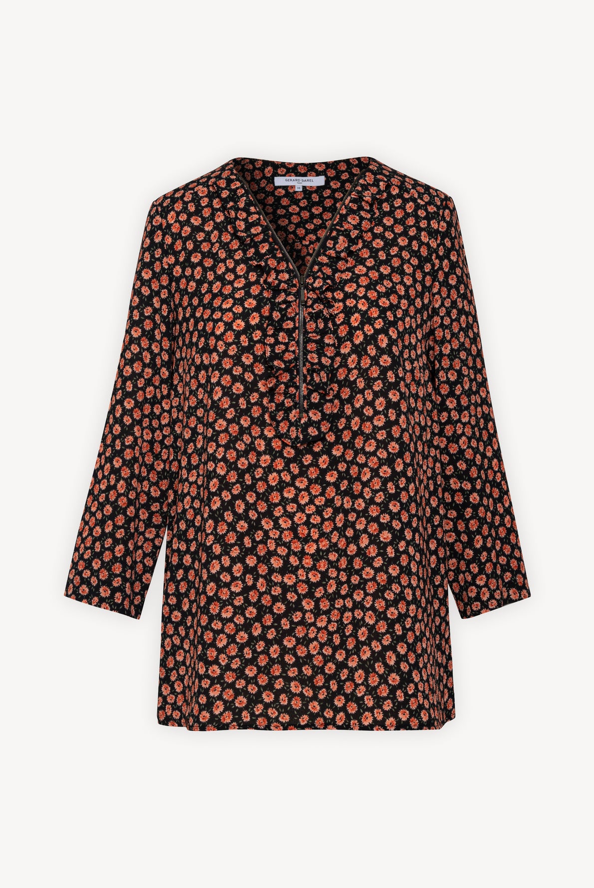 Ana - Blouse fleurie volantée Faume - seconde main
