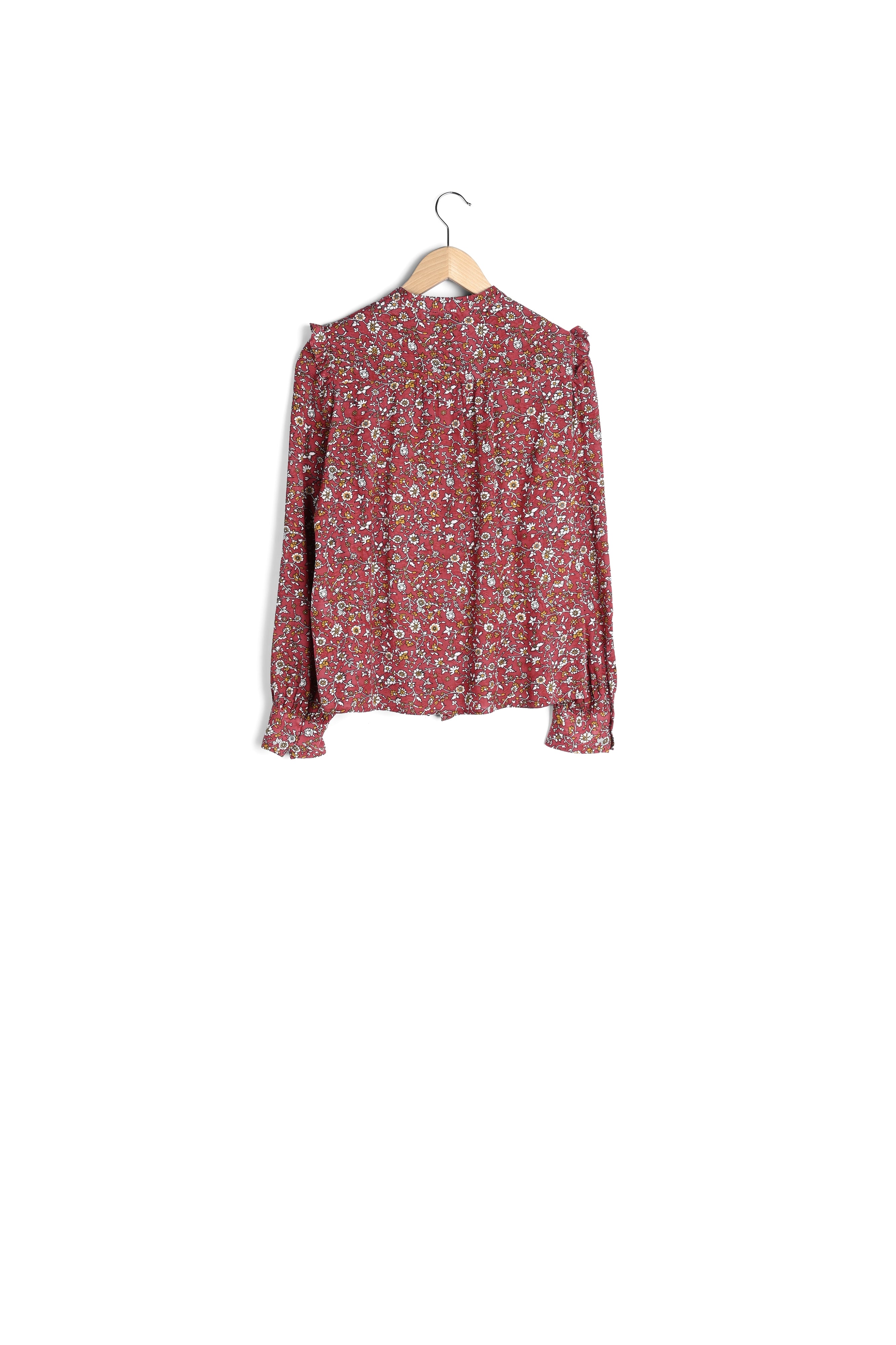 CASEY - Chemise fleurie et détails volantés Faume - seconde main