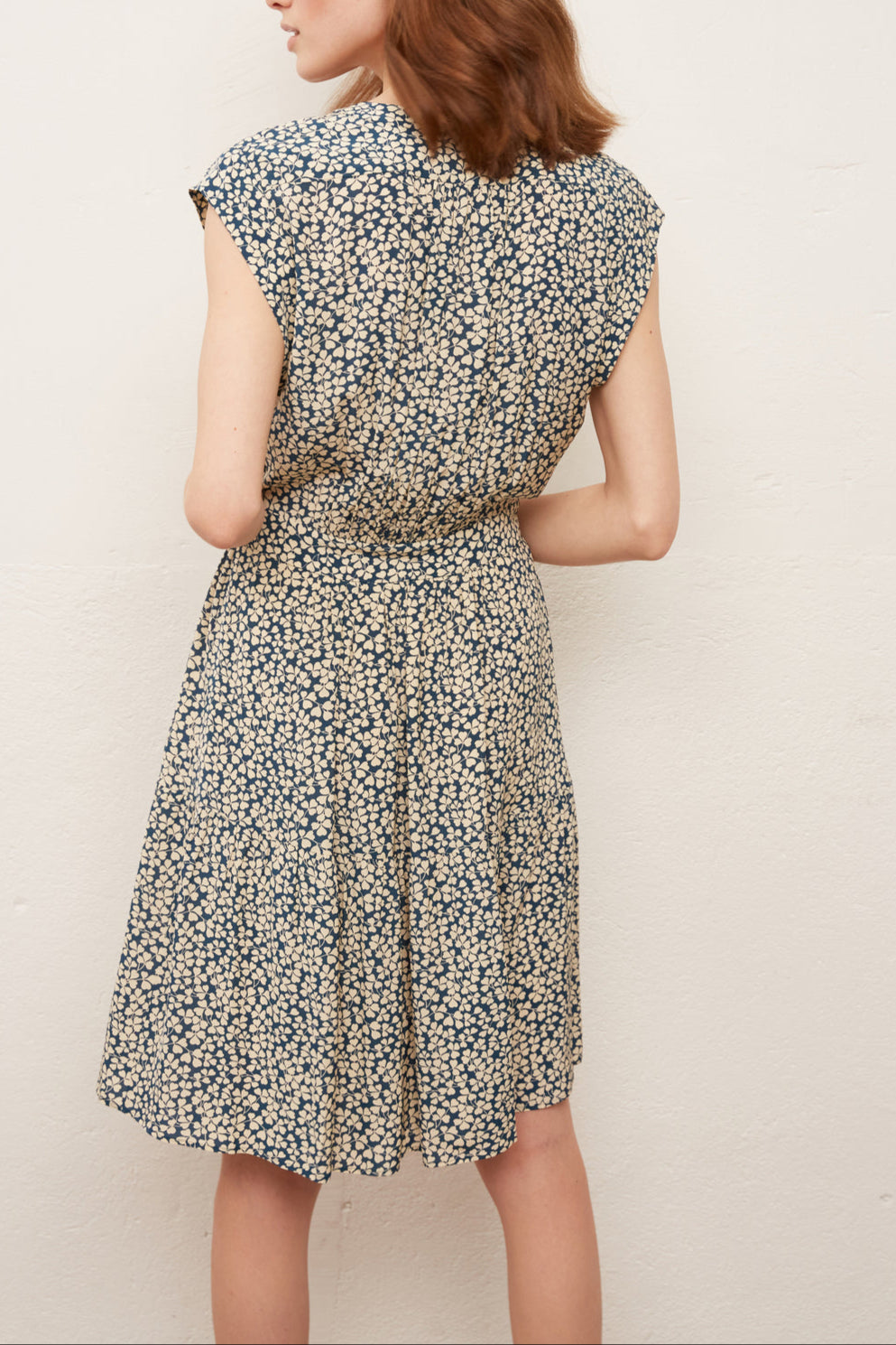 SAILOR - Robe courte fluide imprimée Faume - seconde main