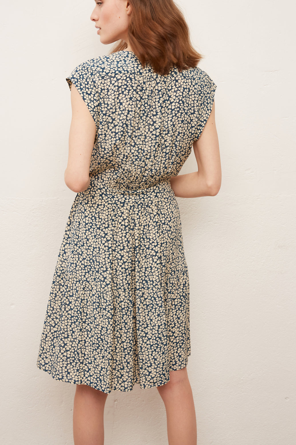 SAILOR - Robe courte fluide imprimée Faume - seconde main