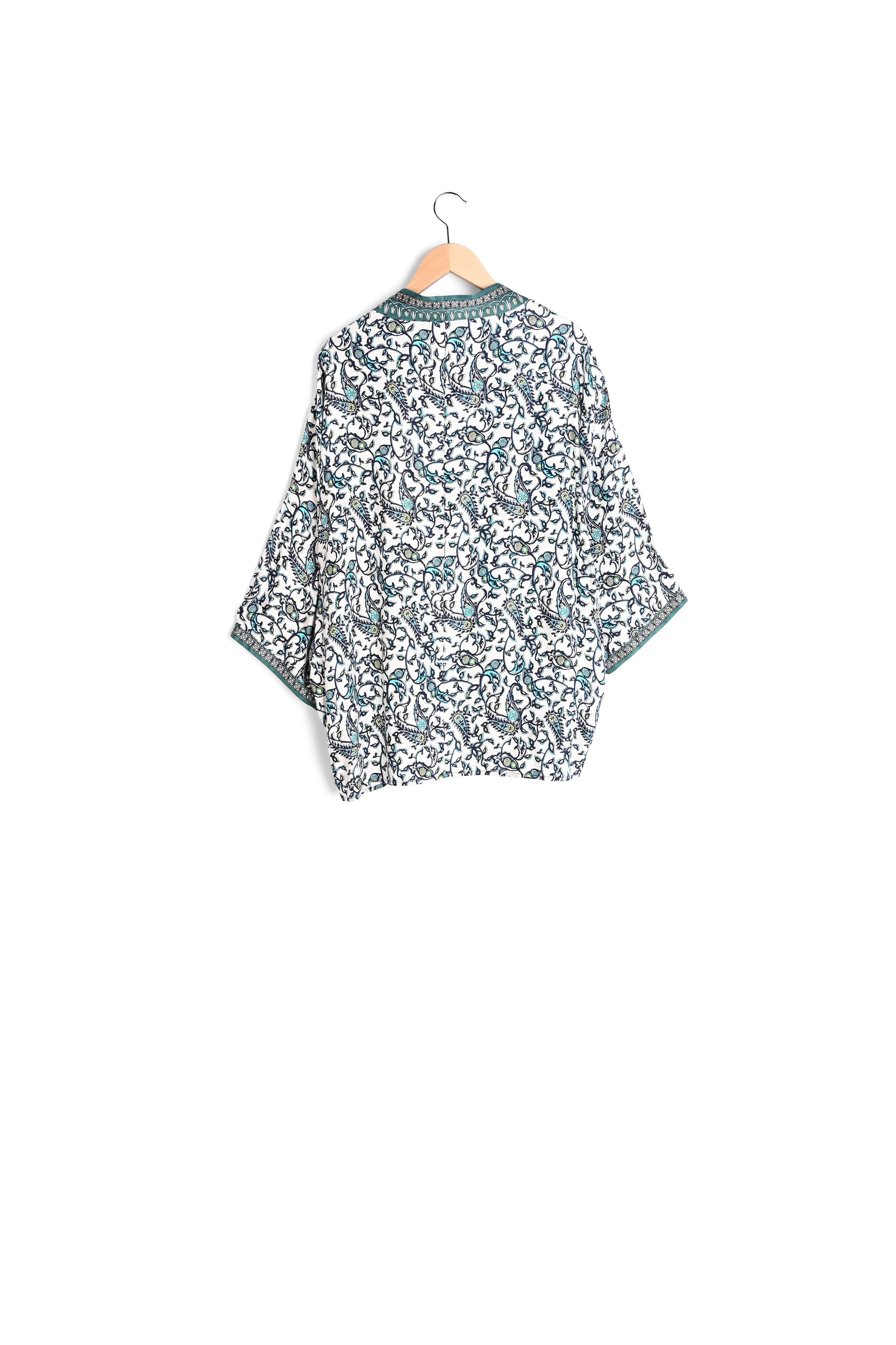 AGHATE - Veste imprimée façon kimono Faume - seconde main