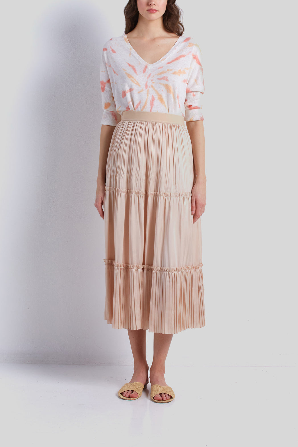 Jupe plissée et volantée - BONNIE Faume - seconde main