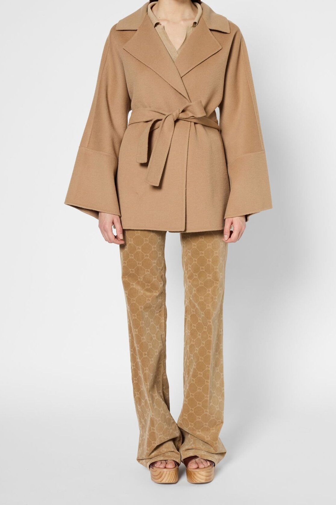 Manteau court ceinturé - STELLA Faume - seconde main