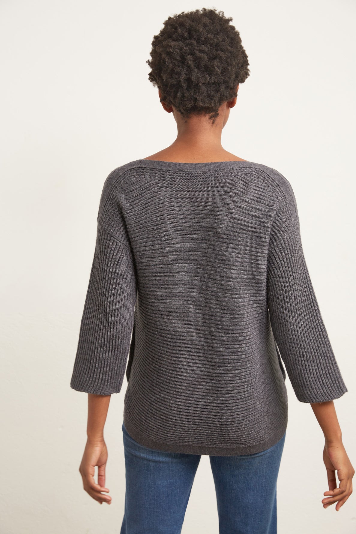 Pull oversize en alpaga mélangé Faume - seconde main