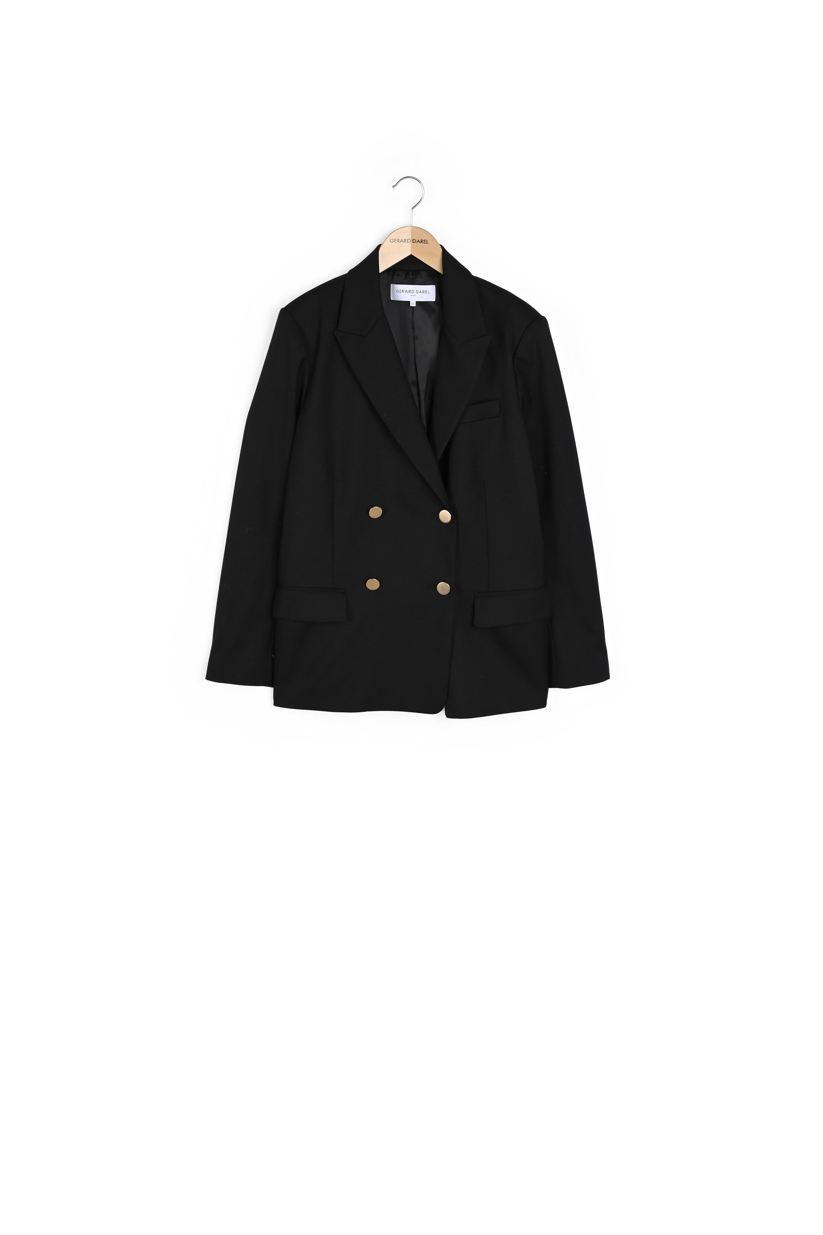 Babeth - Veste de blazer en laine mélangée Faume - seconde main