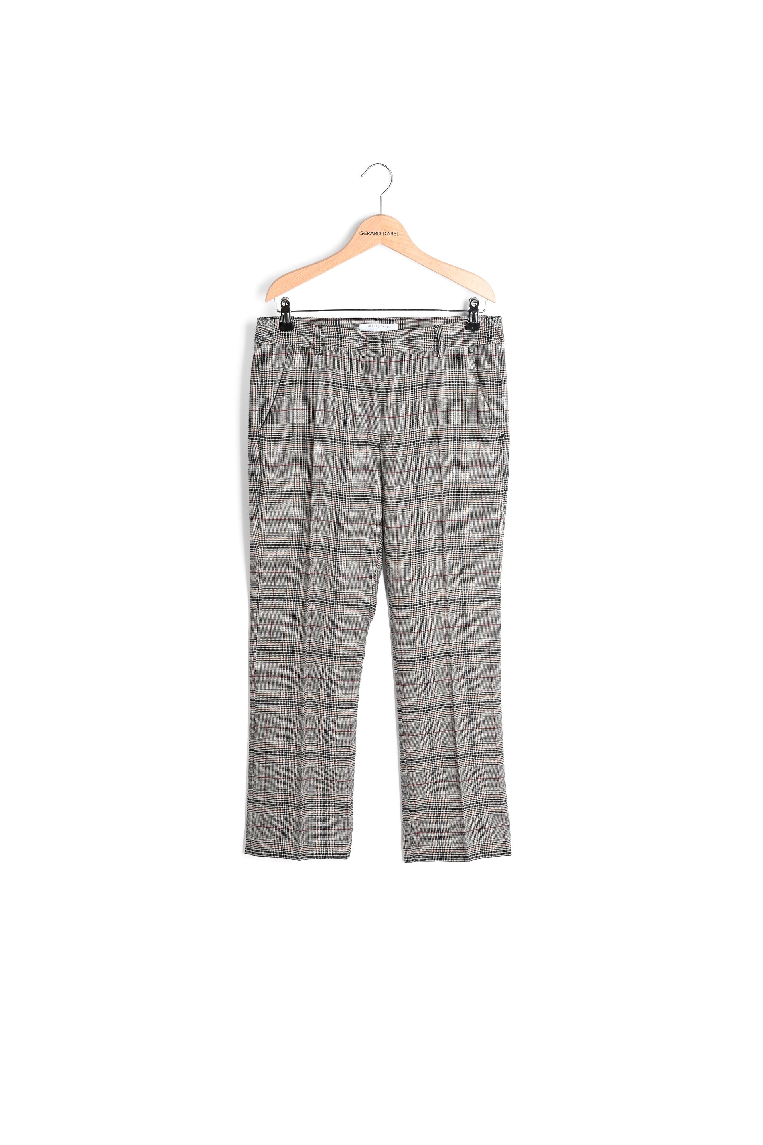 LILLIA - Pantalon 7/8 prince de galles Faume - seconde main