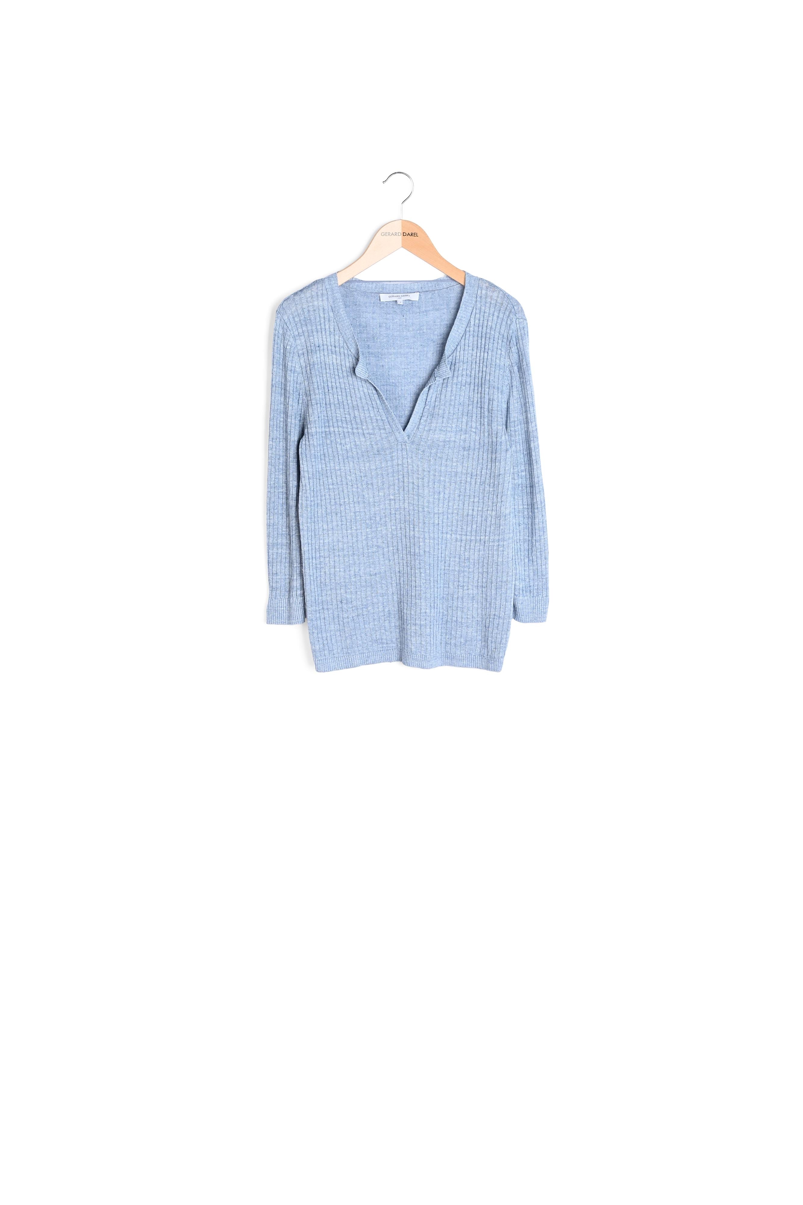 Pull côtelé en lin - LESSY Faume - seconde main