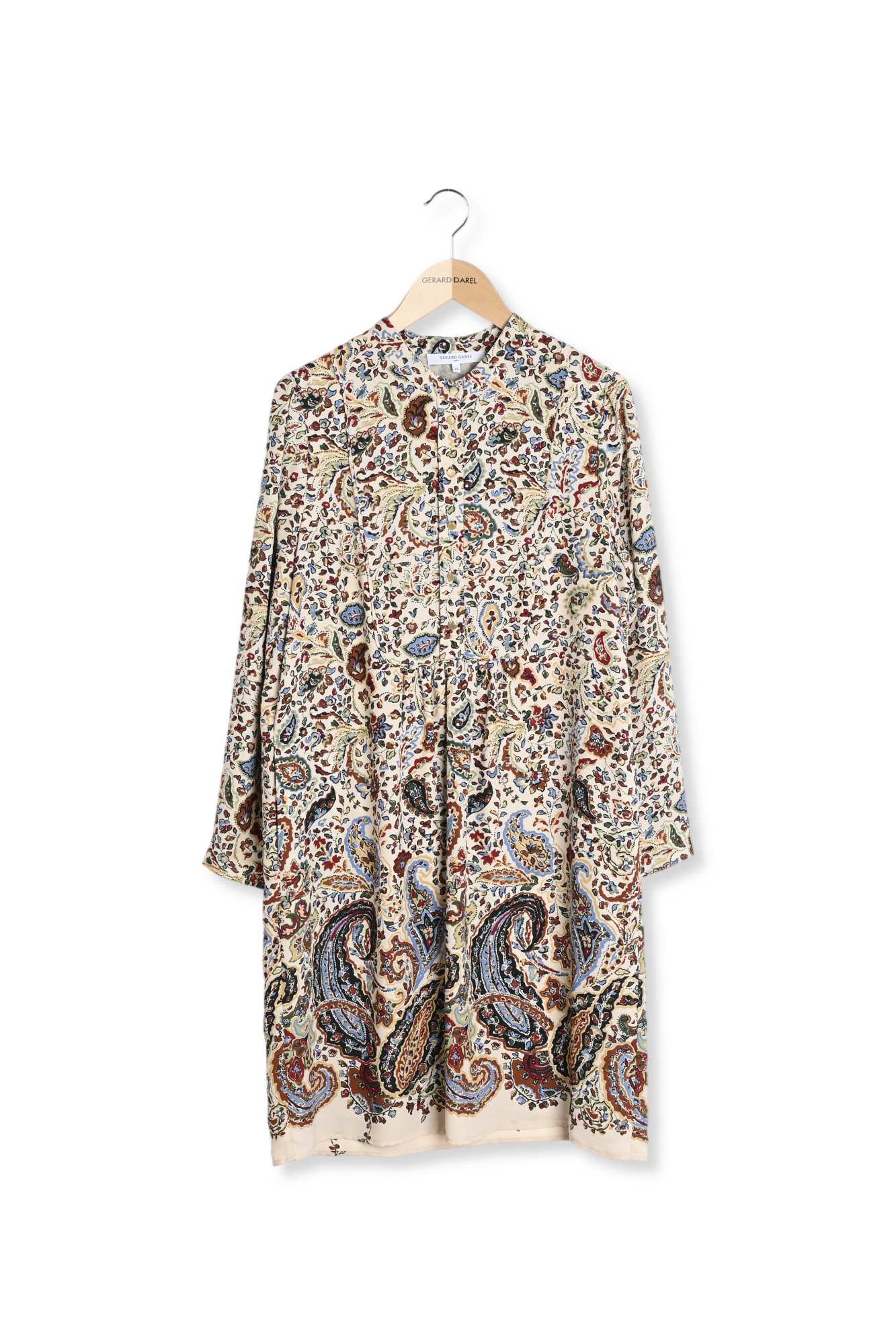 Thiane - Robe courte à imprimé cachemire Faume - seconde main