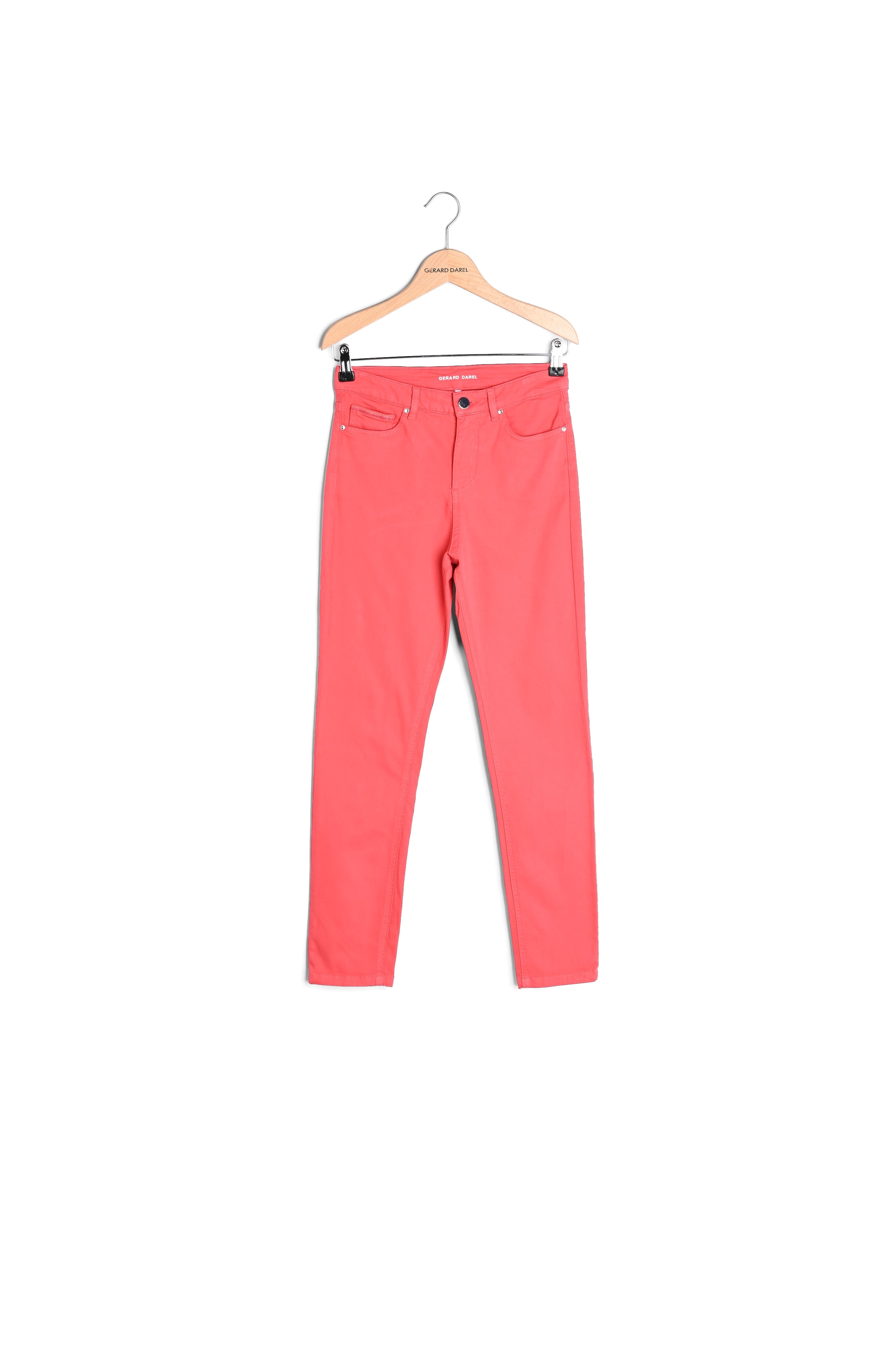 MYRIAM - pantalon slim 7/8 en coton stretch Faume - seconde main