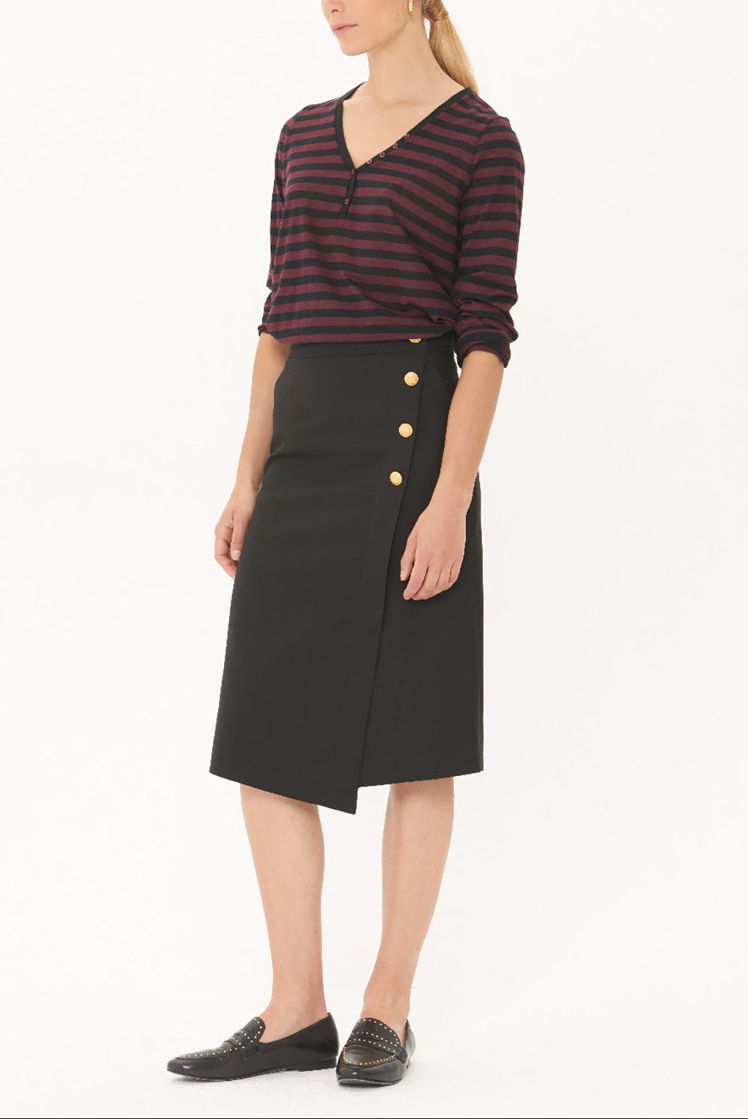 TEA - Jupe crayon asymétrique Faume - seconde main