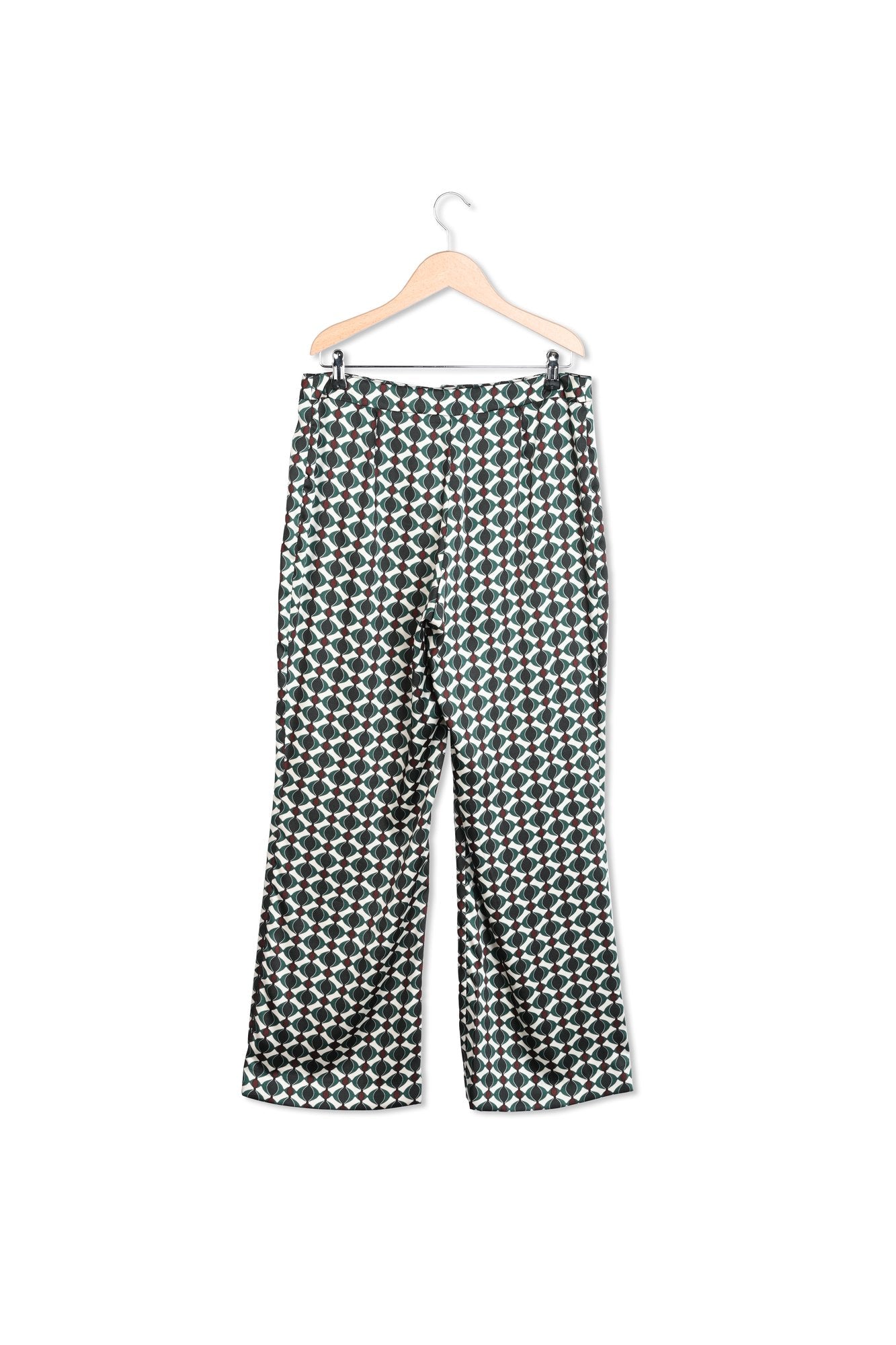 Pantalon fluide imprimé géométrique - ERICA Faume - seconde main