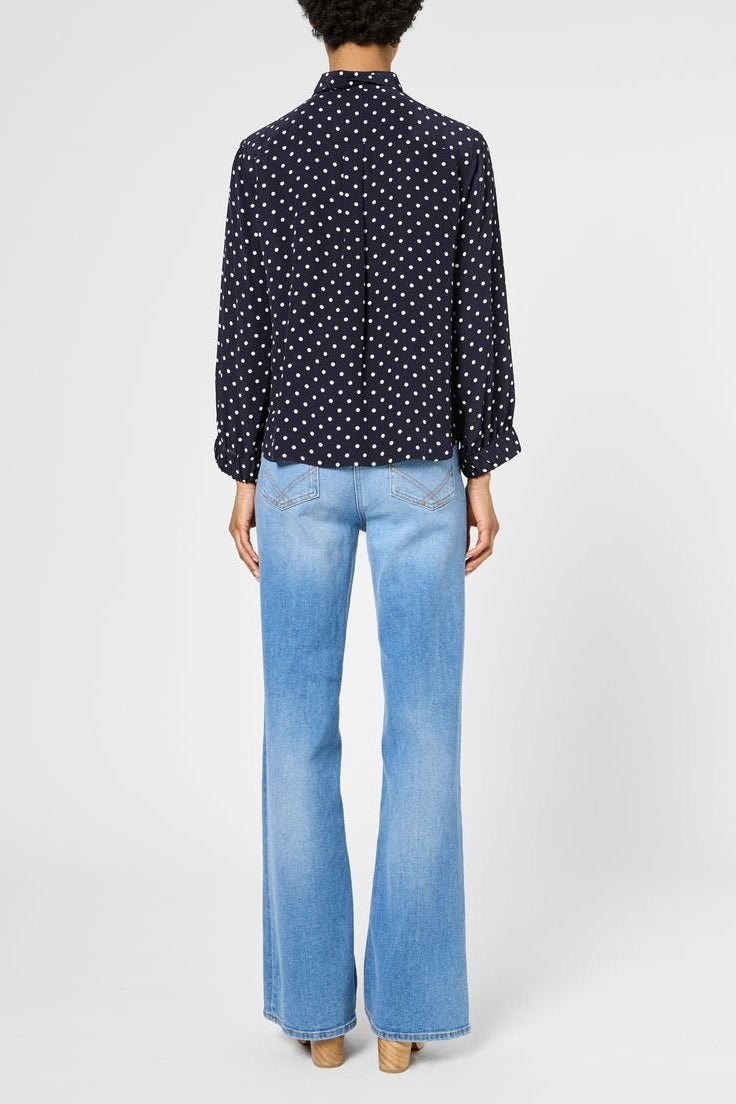 Chemise fluide à pois - USARI Faume - seconde main