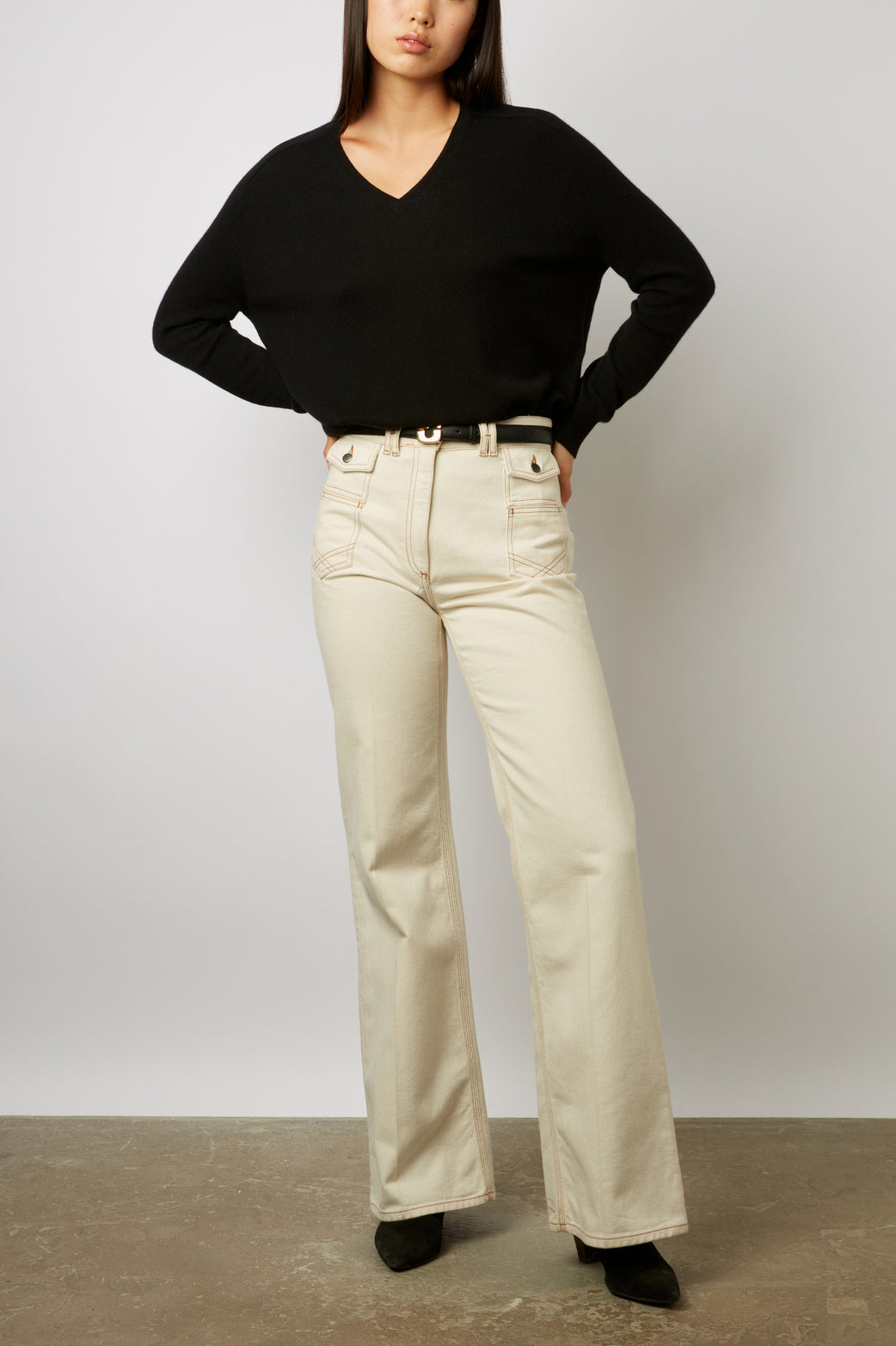 Pull V en cachemire - LILIROSE Faume - seconde main