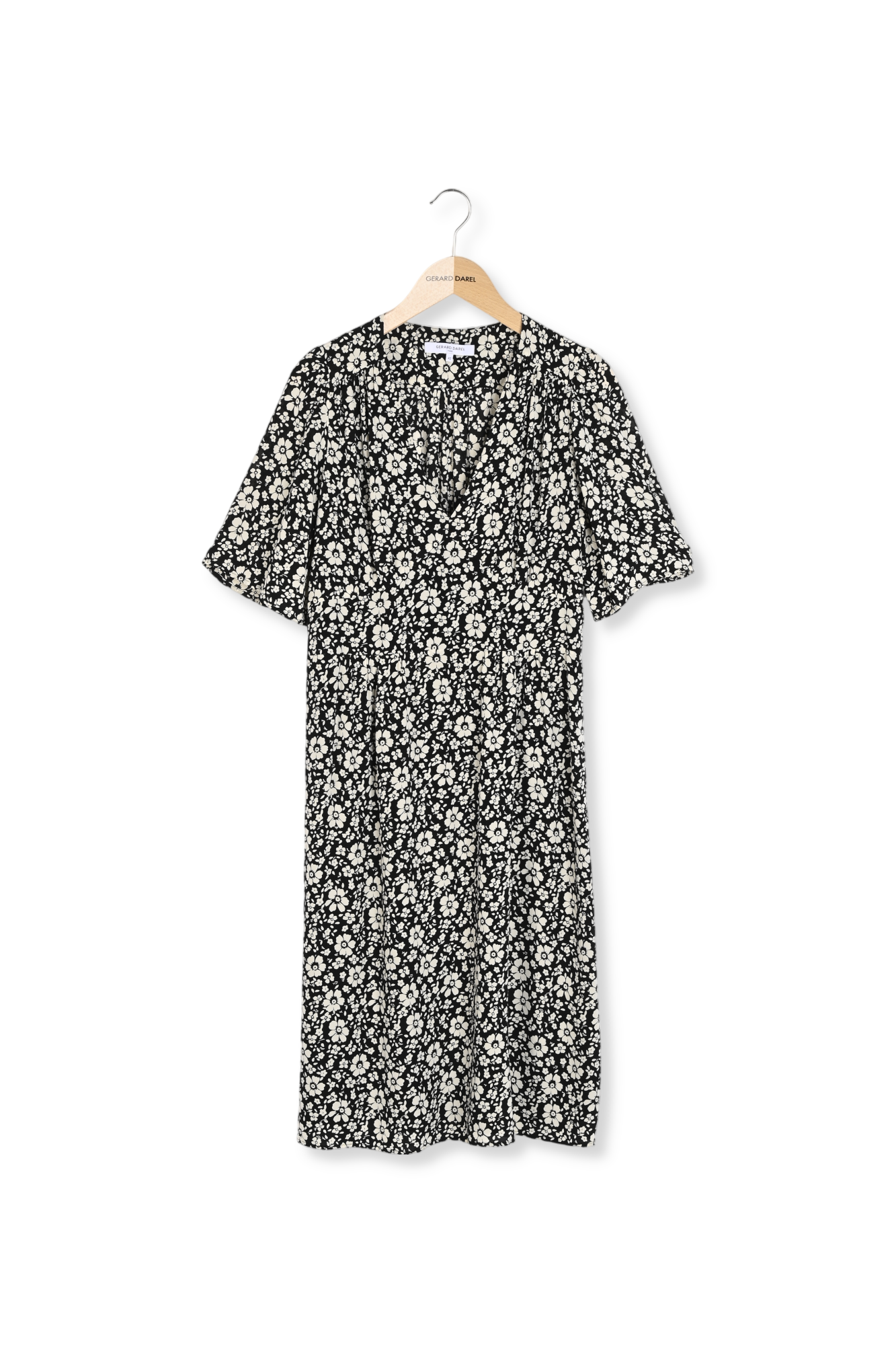 Robe courte et cintrée à fleurs - PAGET Faume - seconde main