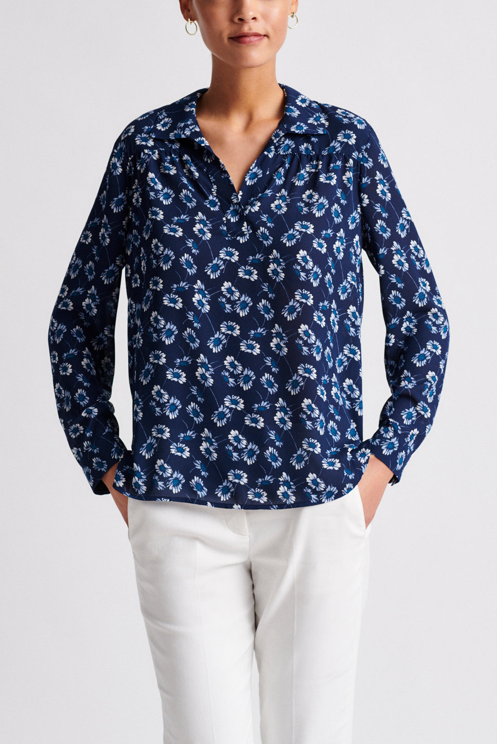 NANNIE - Chemise à imprimé floral Faume - seconde main