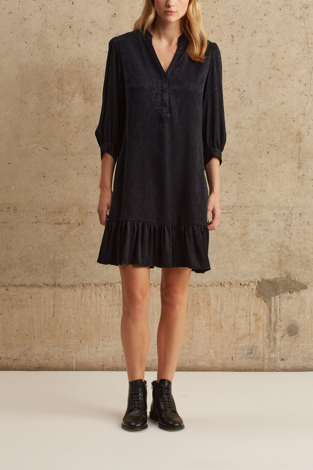 Robe droite en jacquard - JORDANA Faume - seconde main