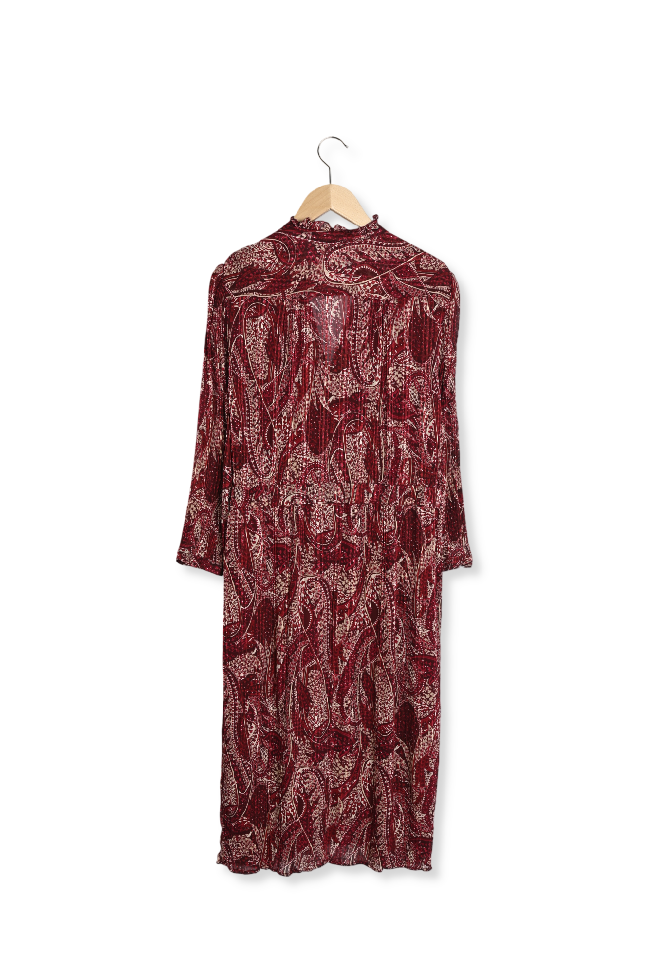 Robe mi-longue à l'imprimé cachemire - JUDITH Faume - seconde main