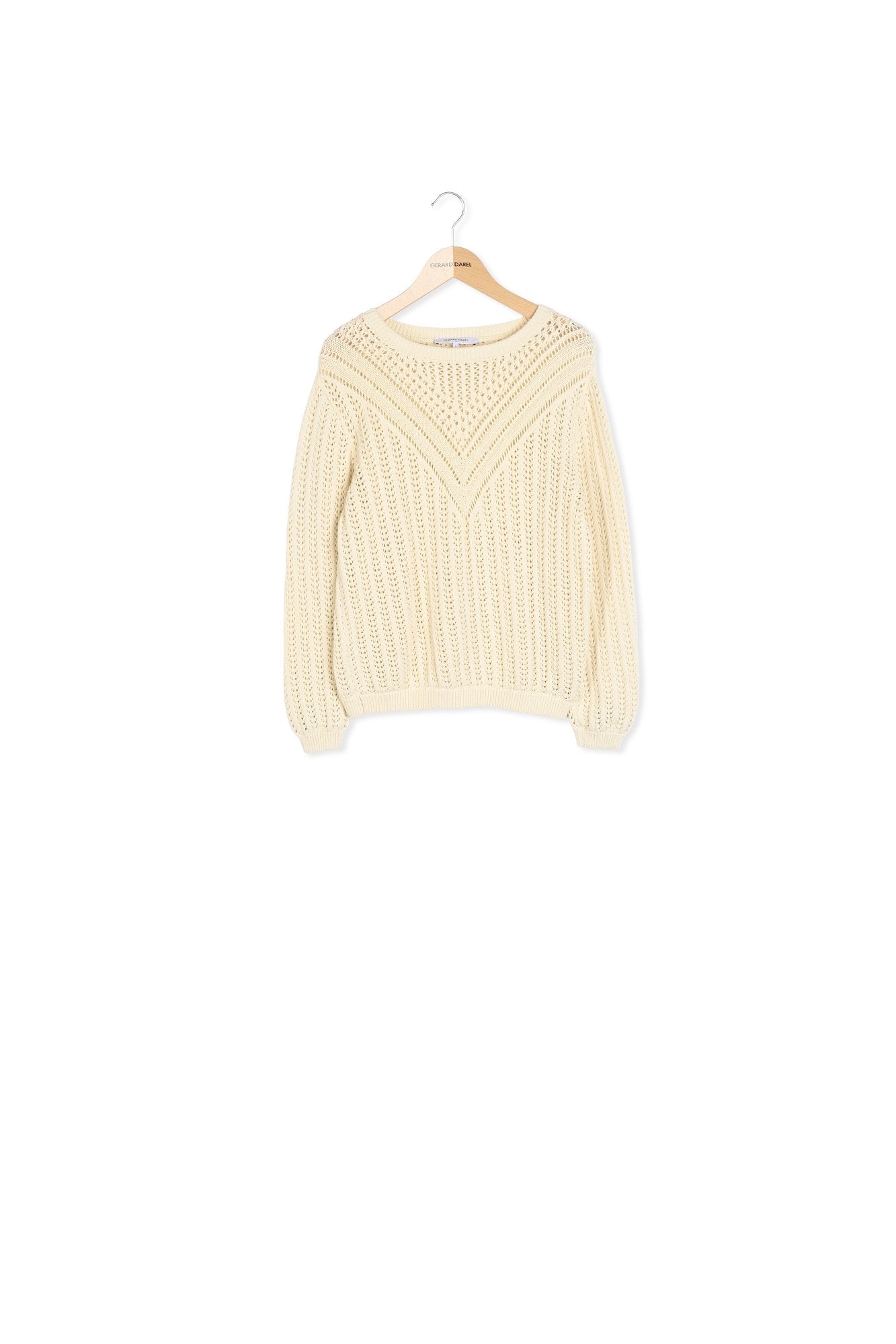 Pull col rond ajouré - LEANA Faume - seconde main