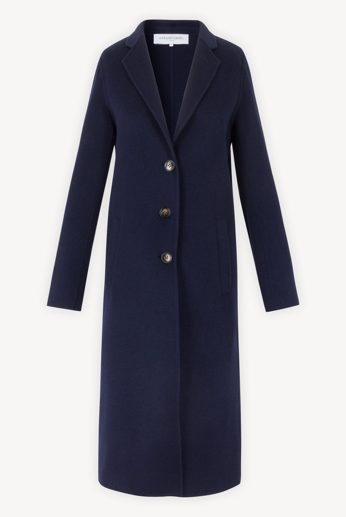 ROSY - Manteau en laine double face Faume - seconde main