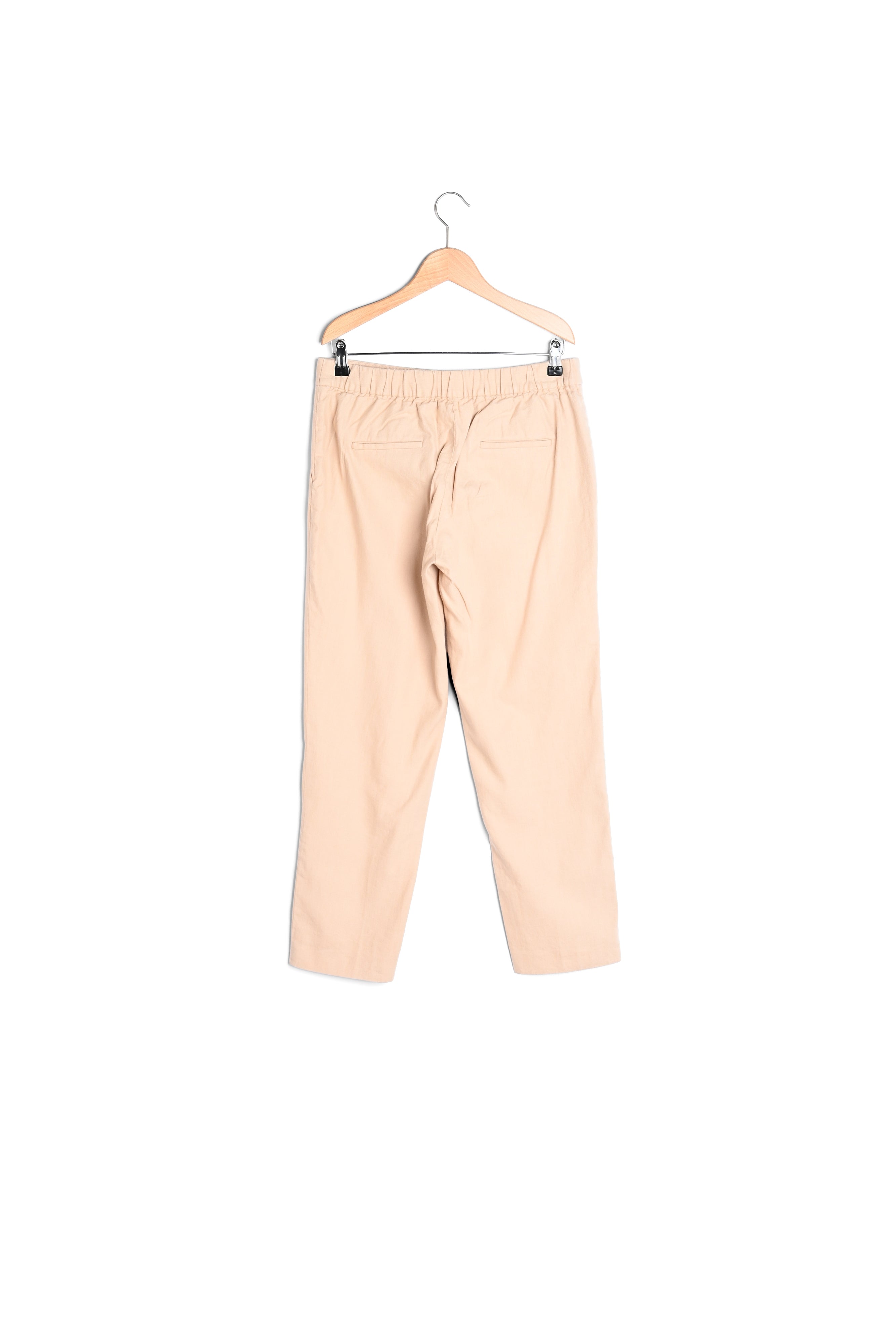 MANELLE - Pantalon droit 7/8 en lin et coton Faume - seconde main