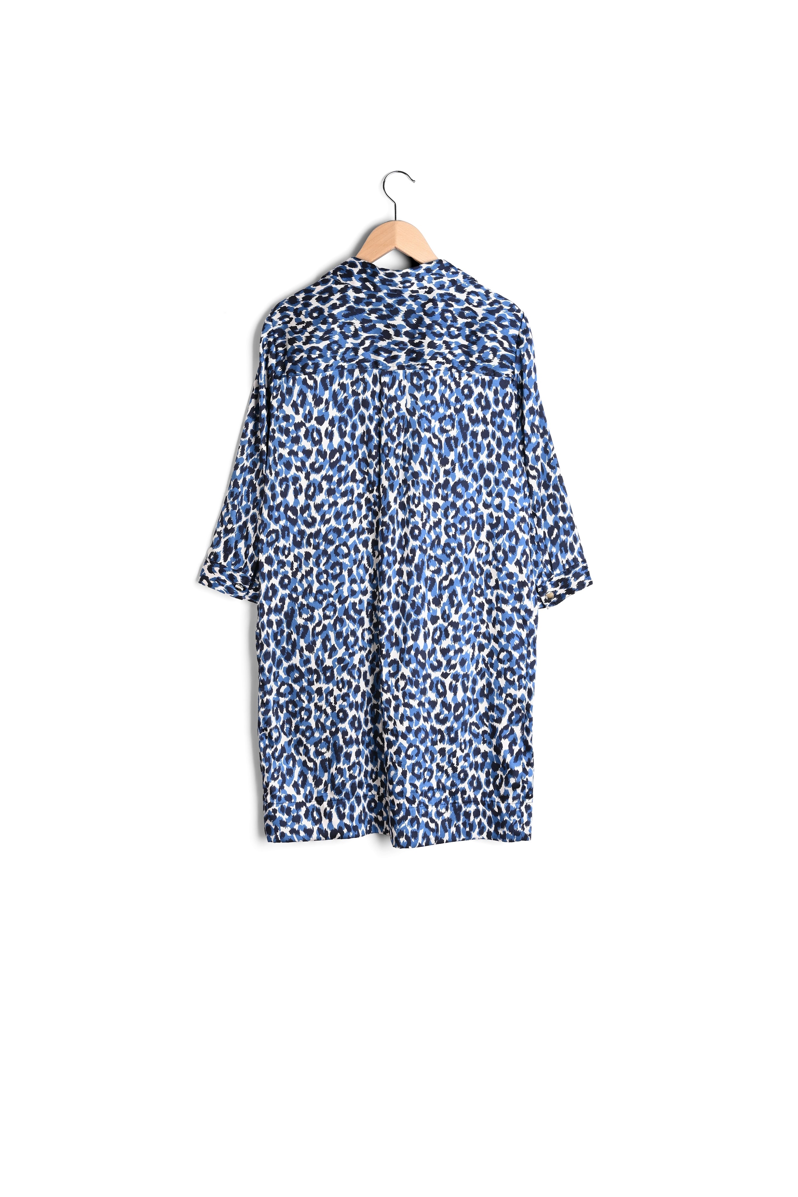 SOLANGE - Robe-chemise courte imprimée Faume - seconde main