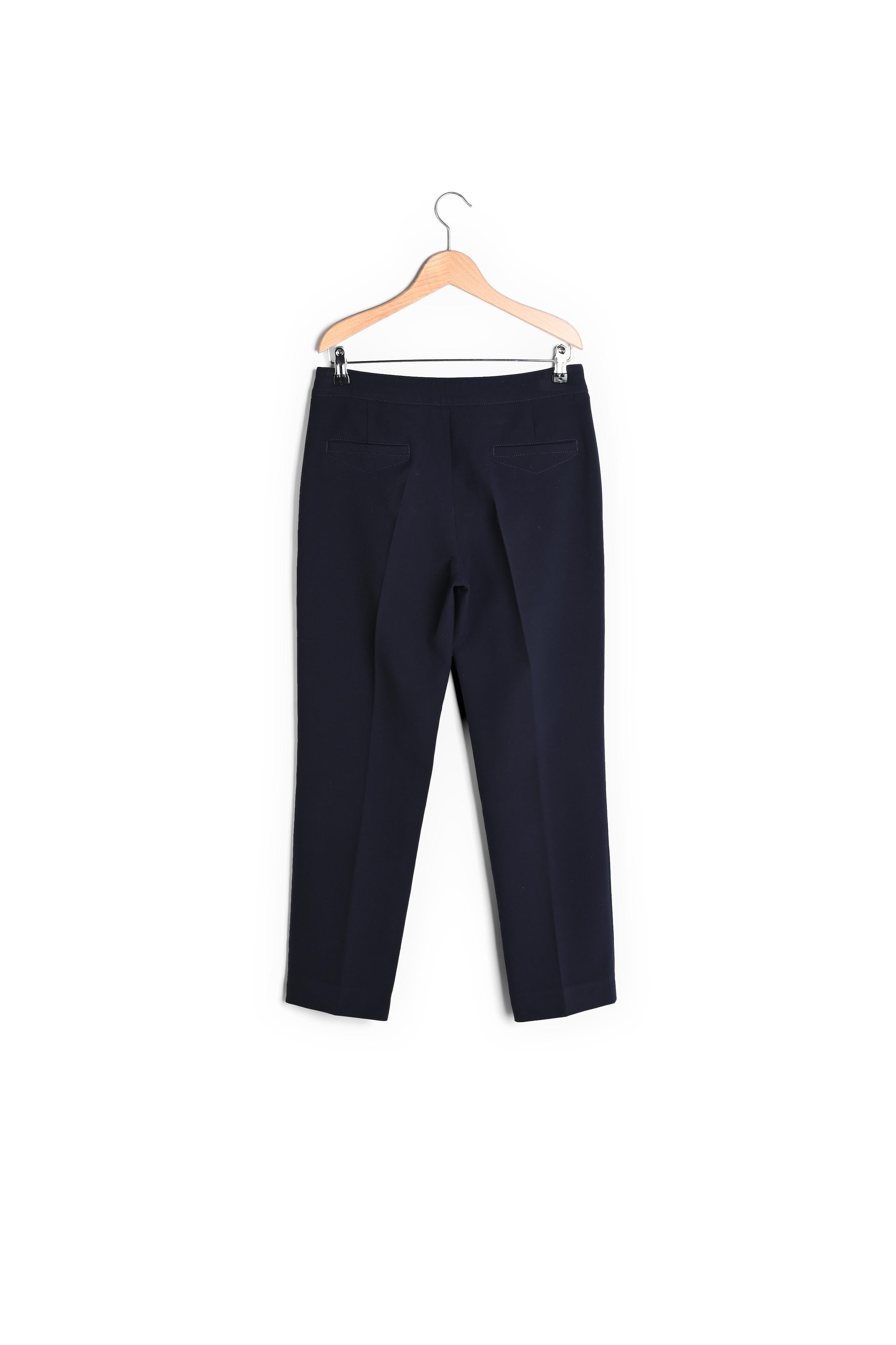 LYSON - Pantalon droit 7/8 en coton épais Faume - seconde main