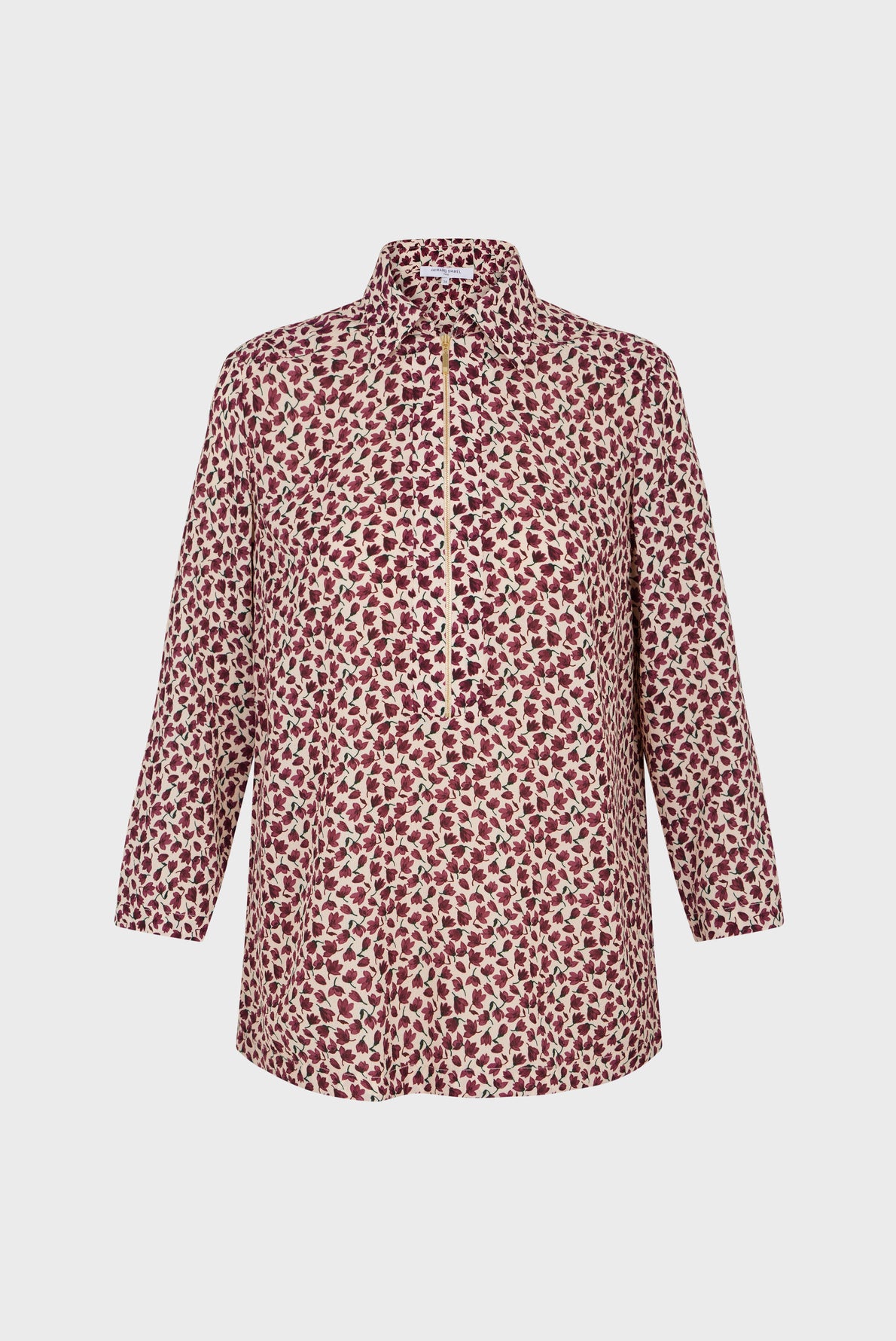 Chemise zippée à fleurs - CATHERINE Faume - seconde main