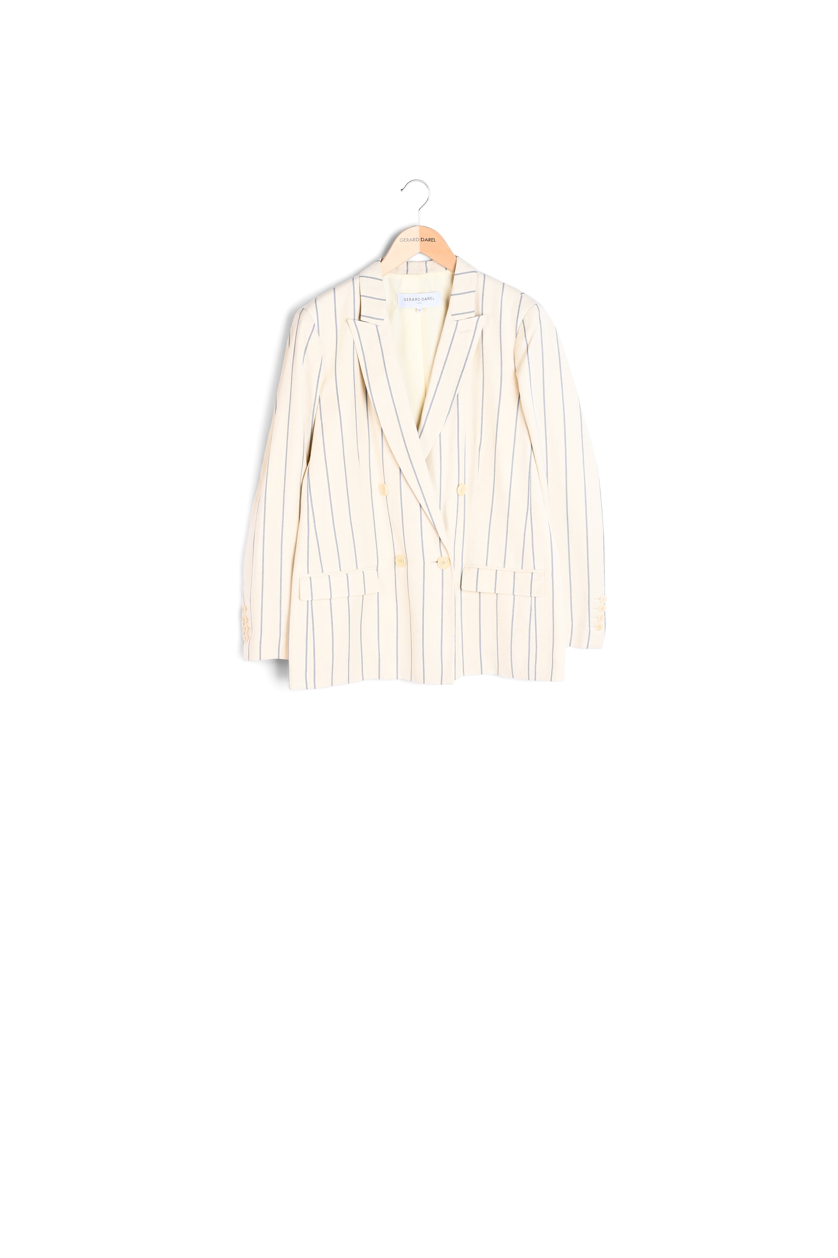 ADRIANNA - Veste de blazer à rayures tennis Faume - seconde main