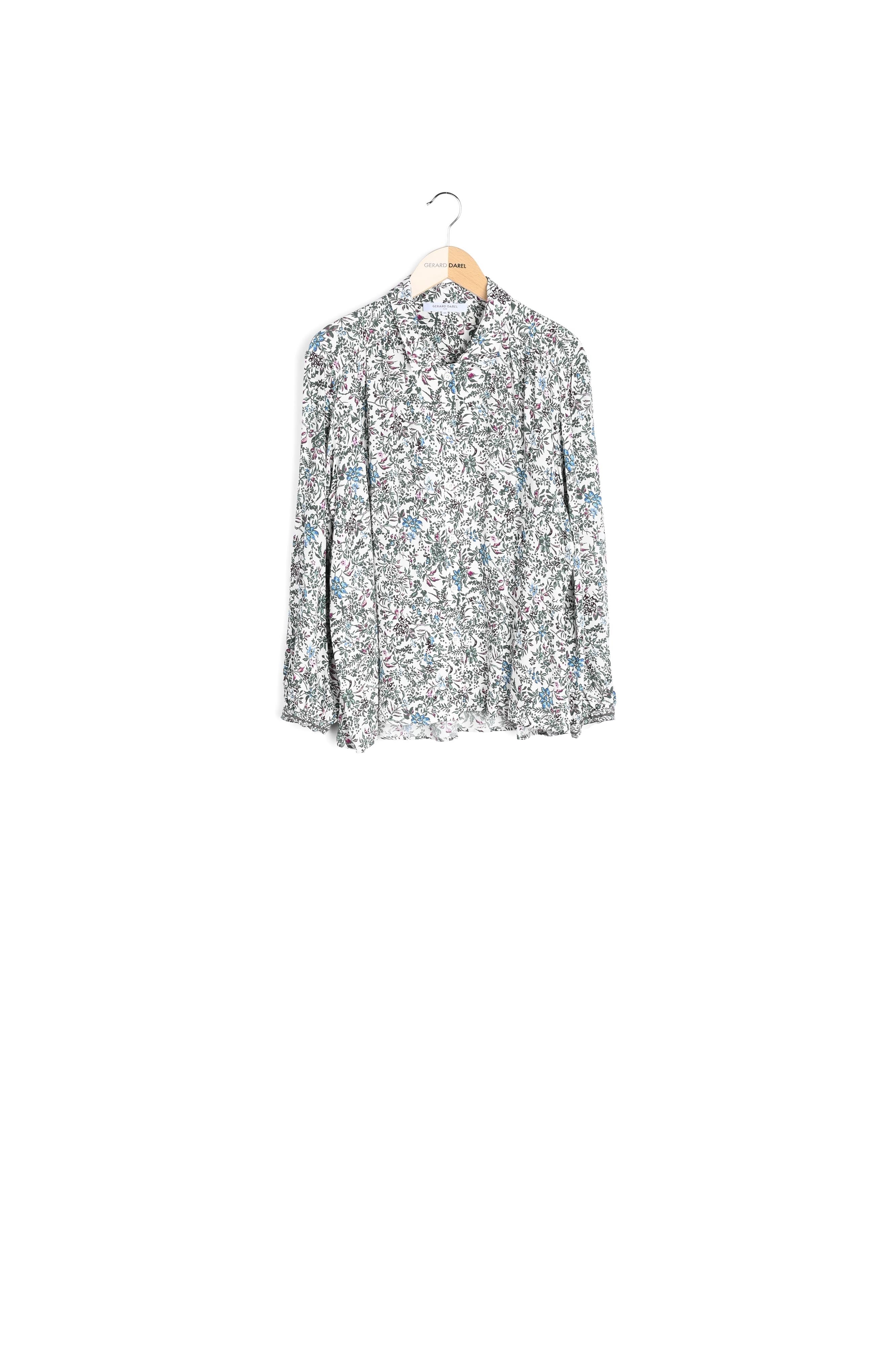 Chemise fluide à fleurs - COLOMBE Faume - seconde main