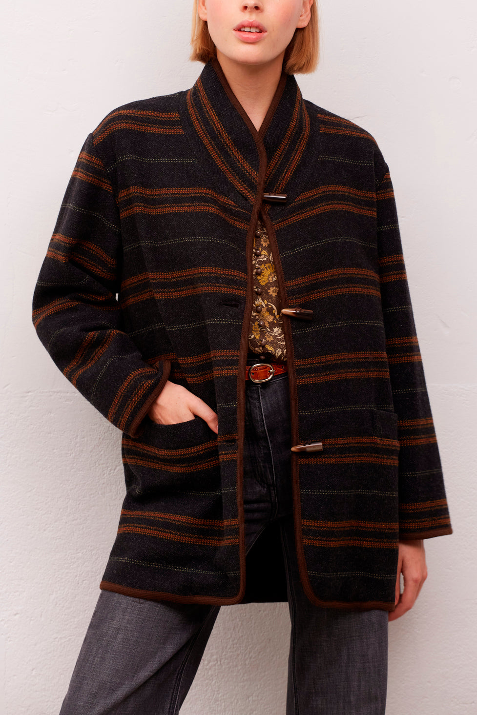 Veste en laine et cachemire - NAOMA Faume - seconde main