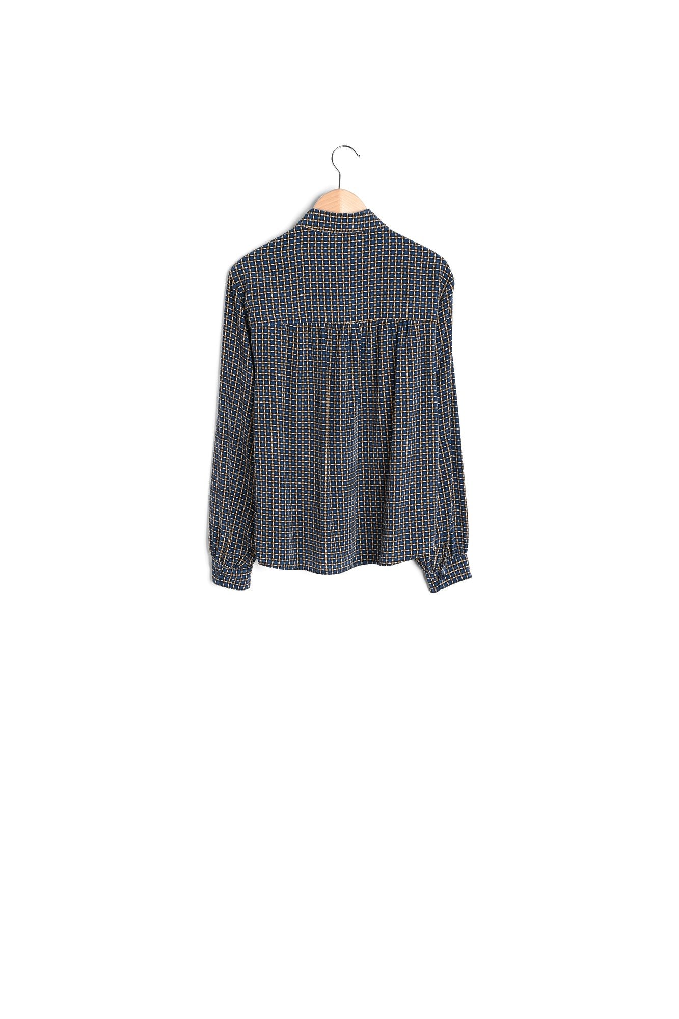 Chemise imprimée en soie - BASTIA Faume - seconde main