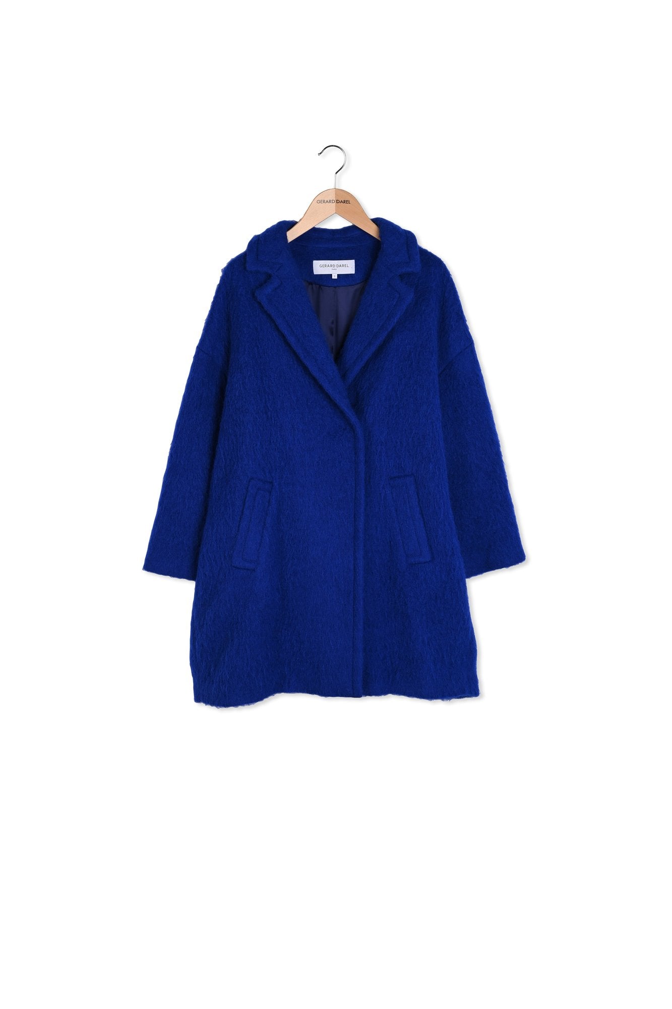 Manteau oversize en laine coloré - SALMA Faume - seconde main