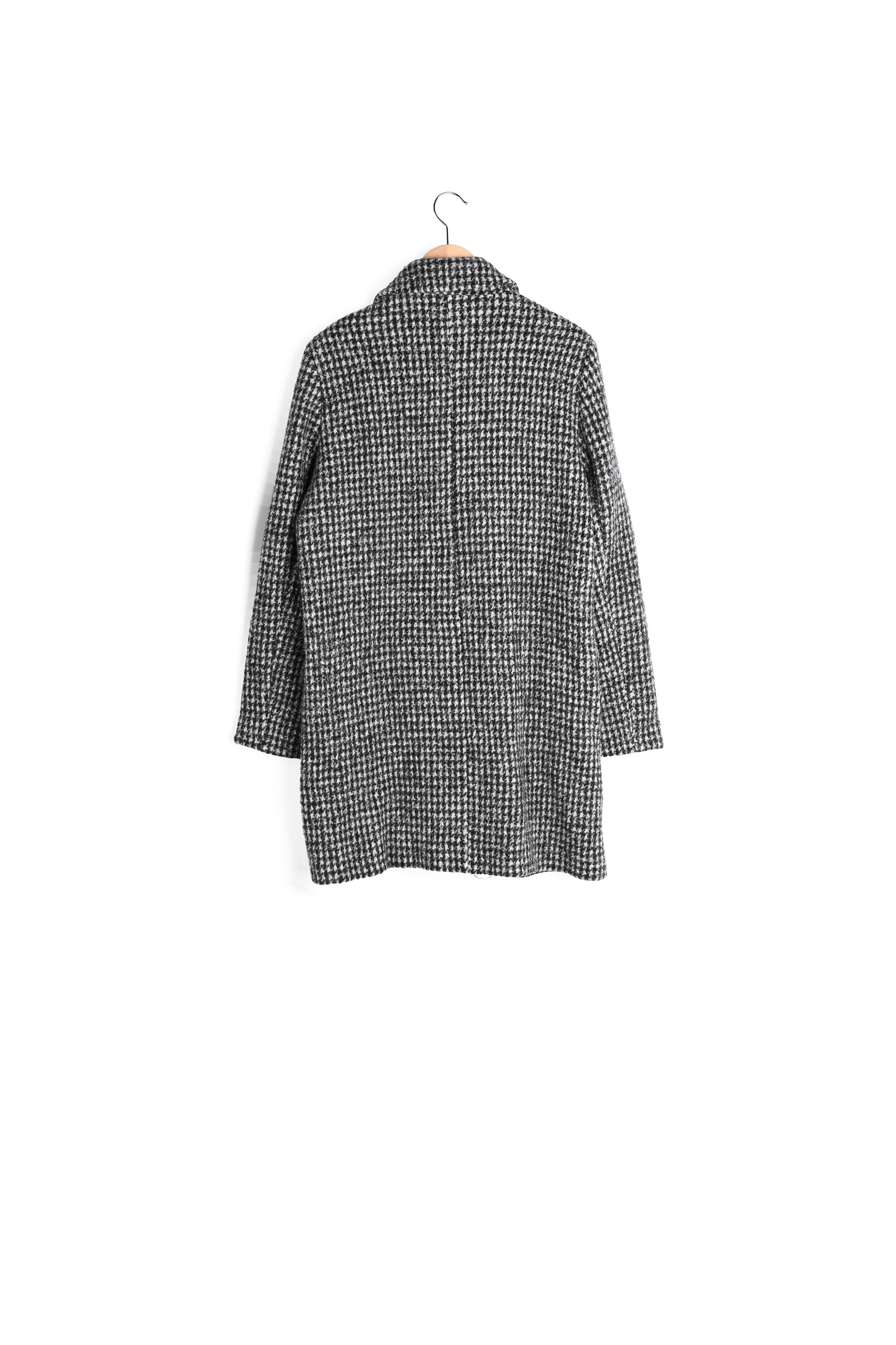 PANDI - Manteau court en laine vierge Faume - seconde main
