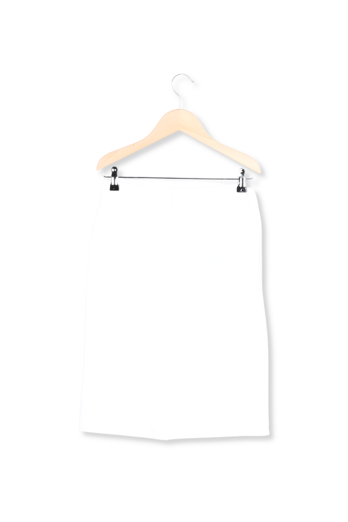 LOLA - Jupe crayon en coton Stretch Faume - seconde main