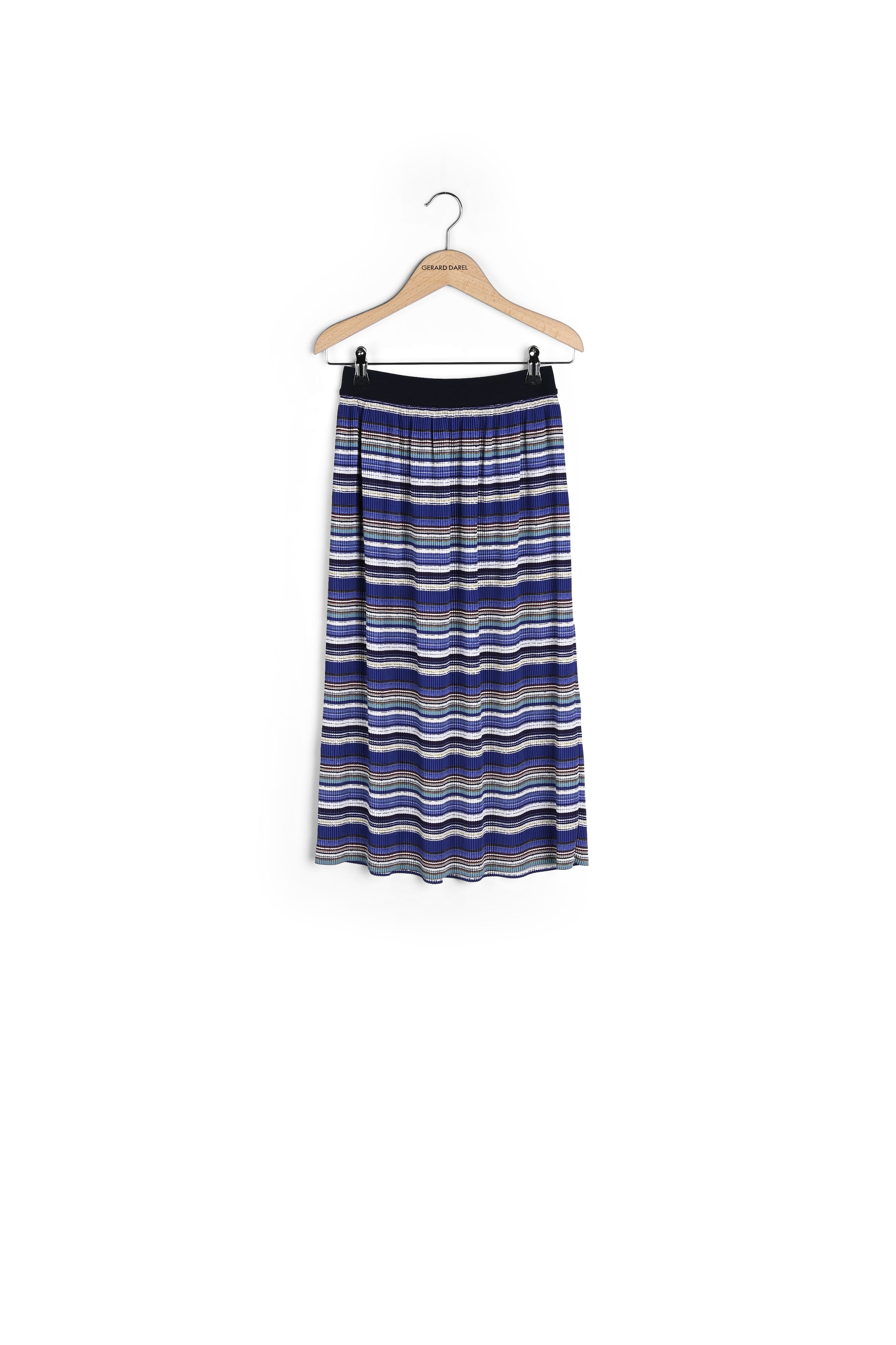 Jupe plissée à rayures - BLANCA Faume - seconde main