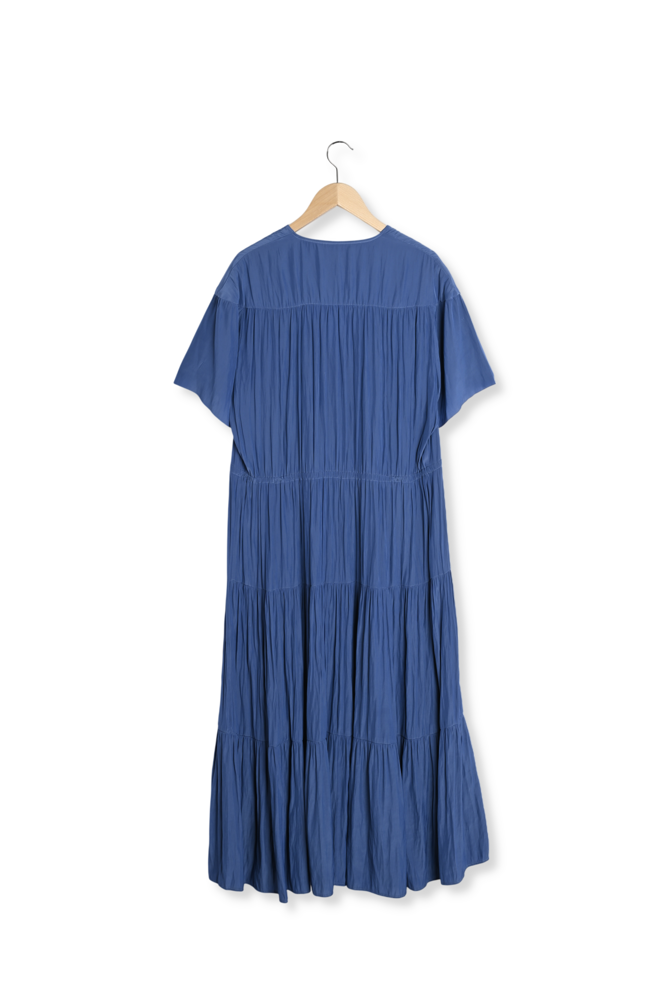 SYLIA - Robe longue portefeuille Faume - seconde main