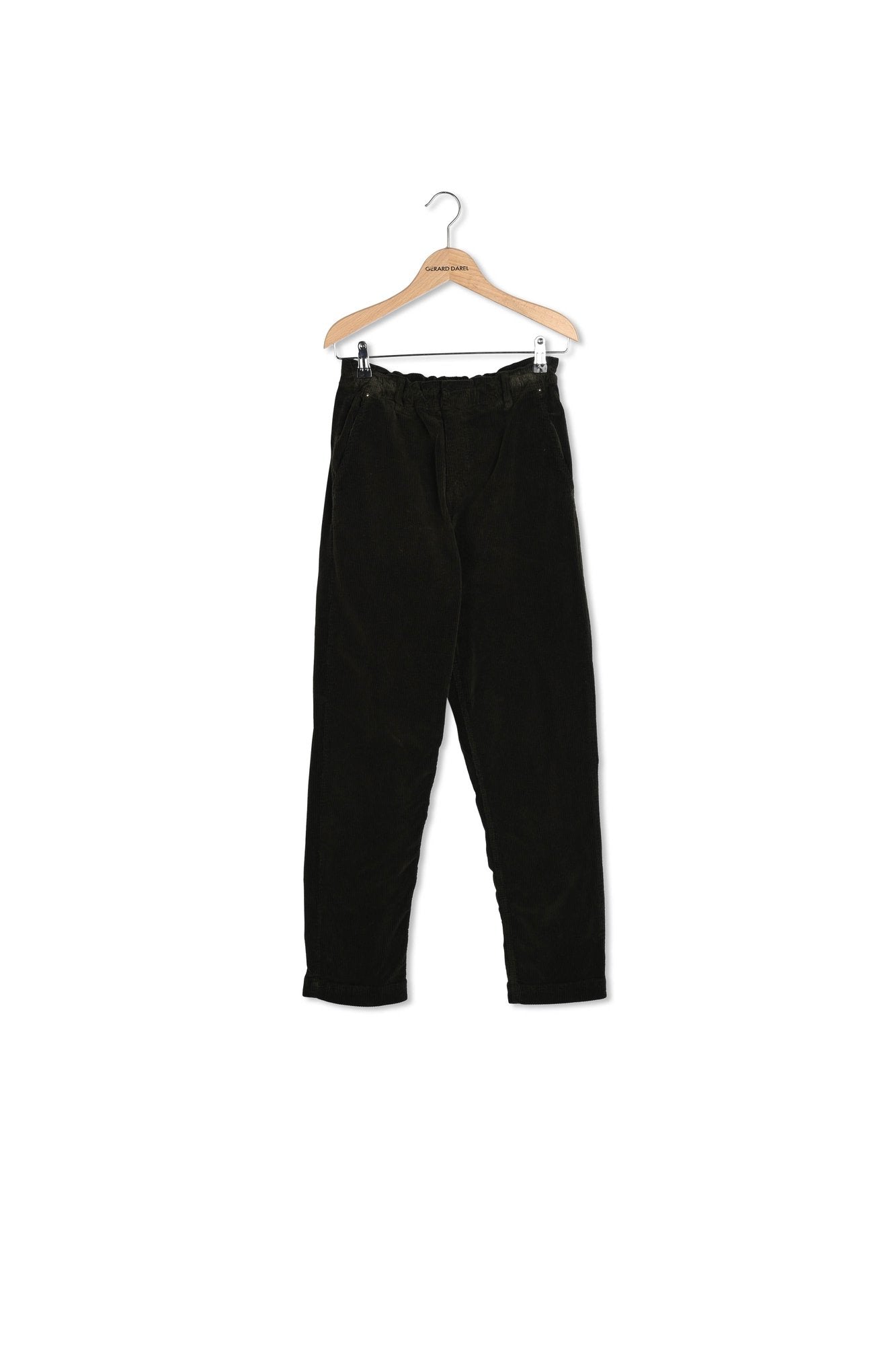 Pantalon élastiqué en velours à côtes - NYMPHIE Faume - seconde main