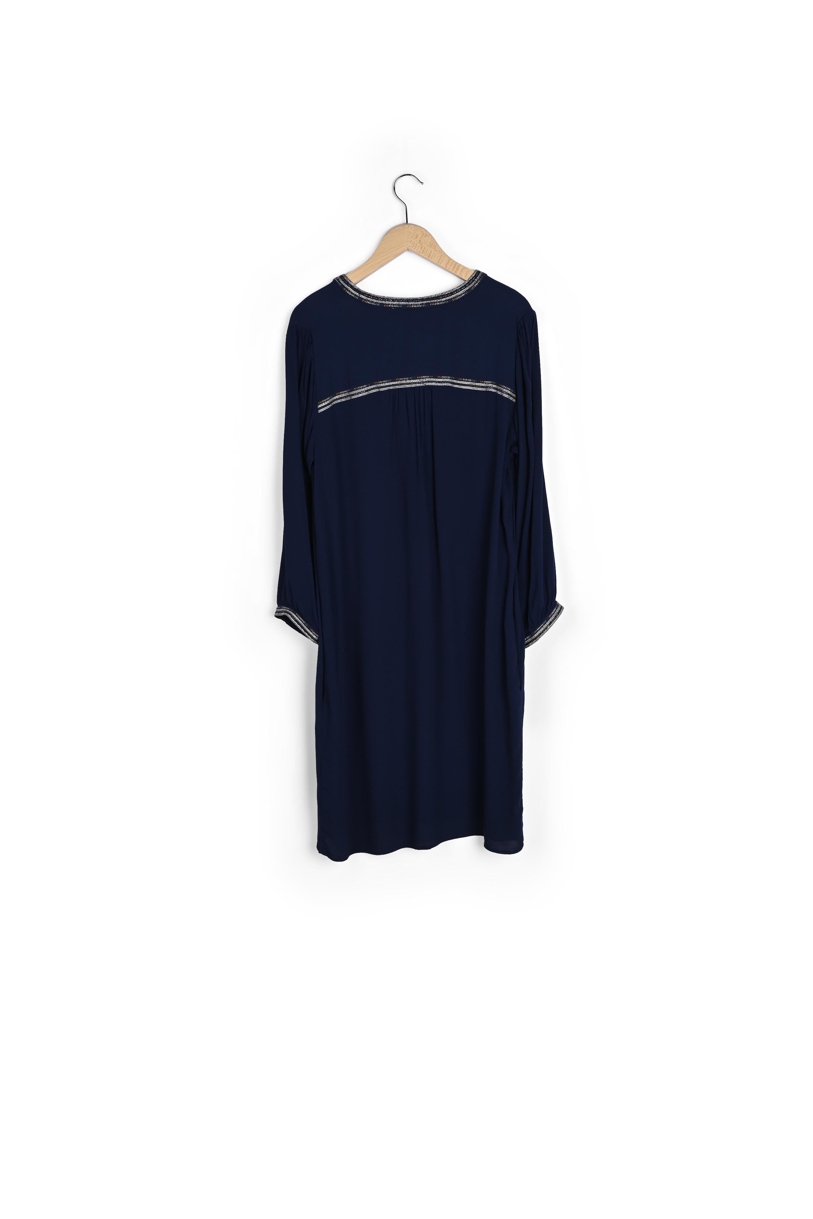 SIM - Robe courte et loose en crêpe Faume - seconde main