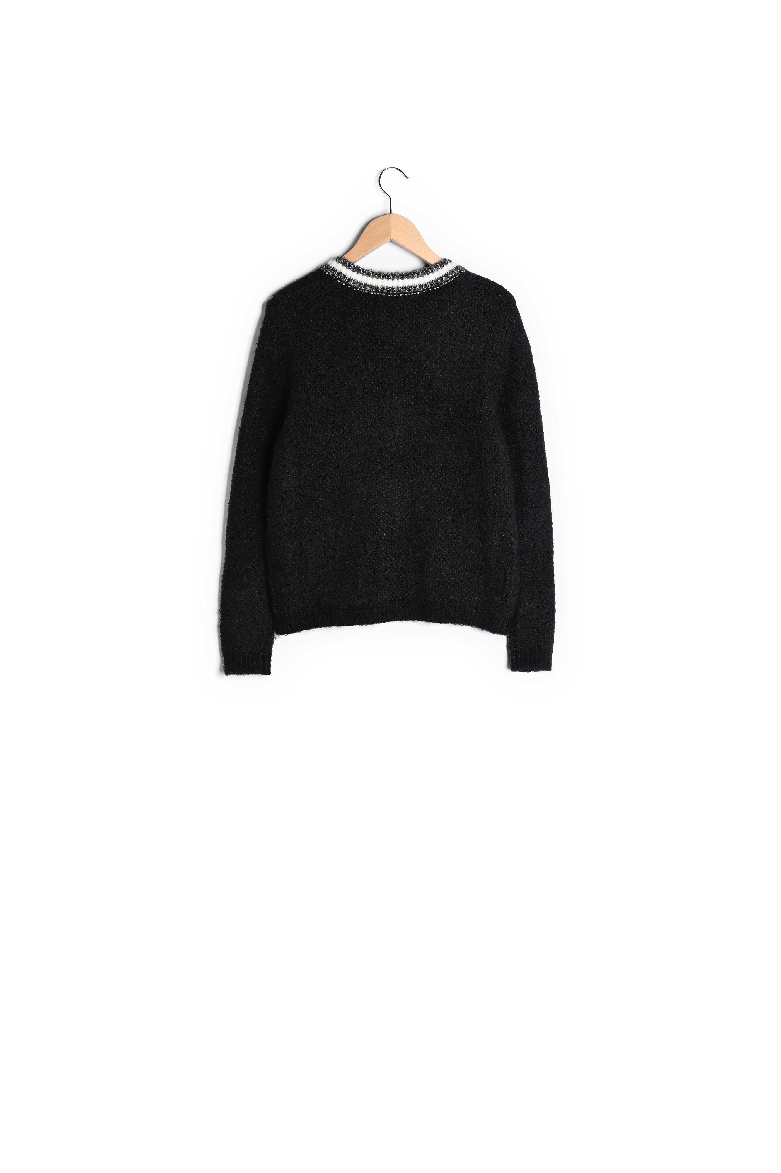 Gilet épais en laine et mohair mélangés - LESSANDRA Faume - seconde main