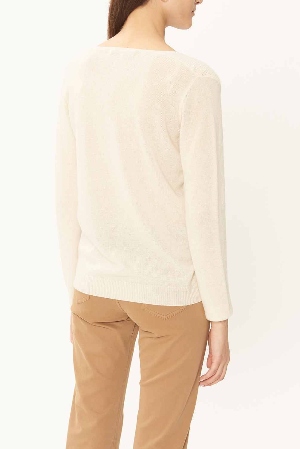 SHEILBY - Pull V en cachemire Faume - seconde main