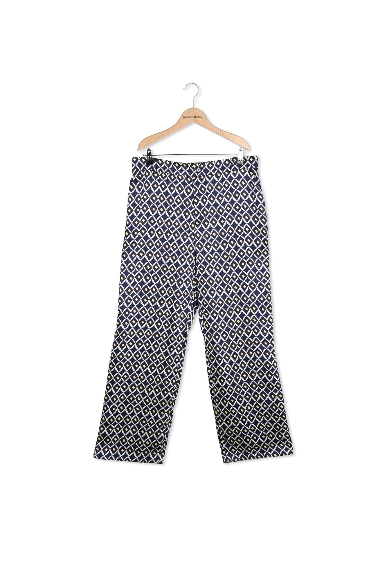 Pantalon satiné imprimé - CINZIA Faume - seconde main