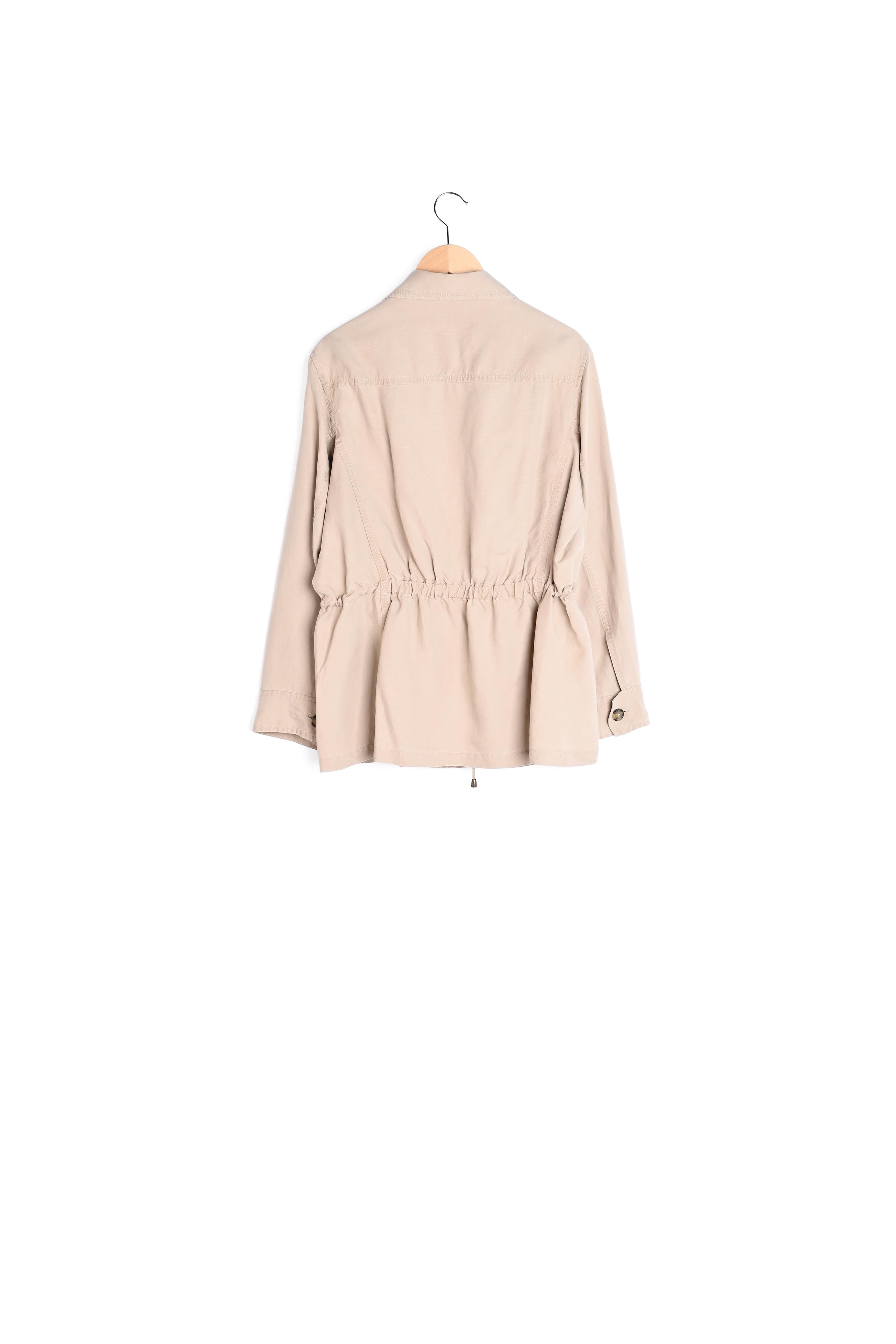 ALMA - Veste façon saharienne en lin mélangé Faume - seconde main