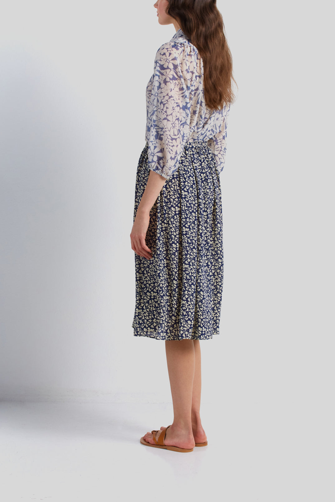 Jupe à motif allover - BIANKA Faume - seconde main