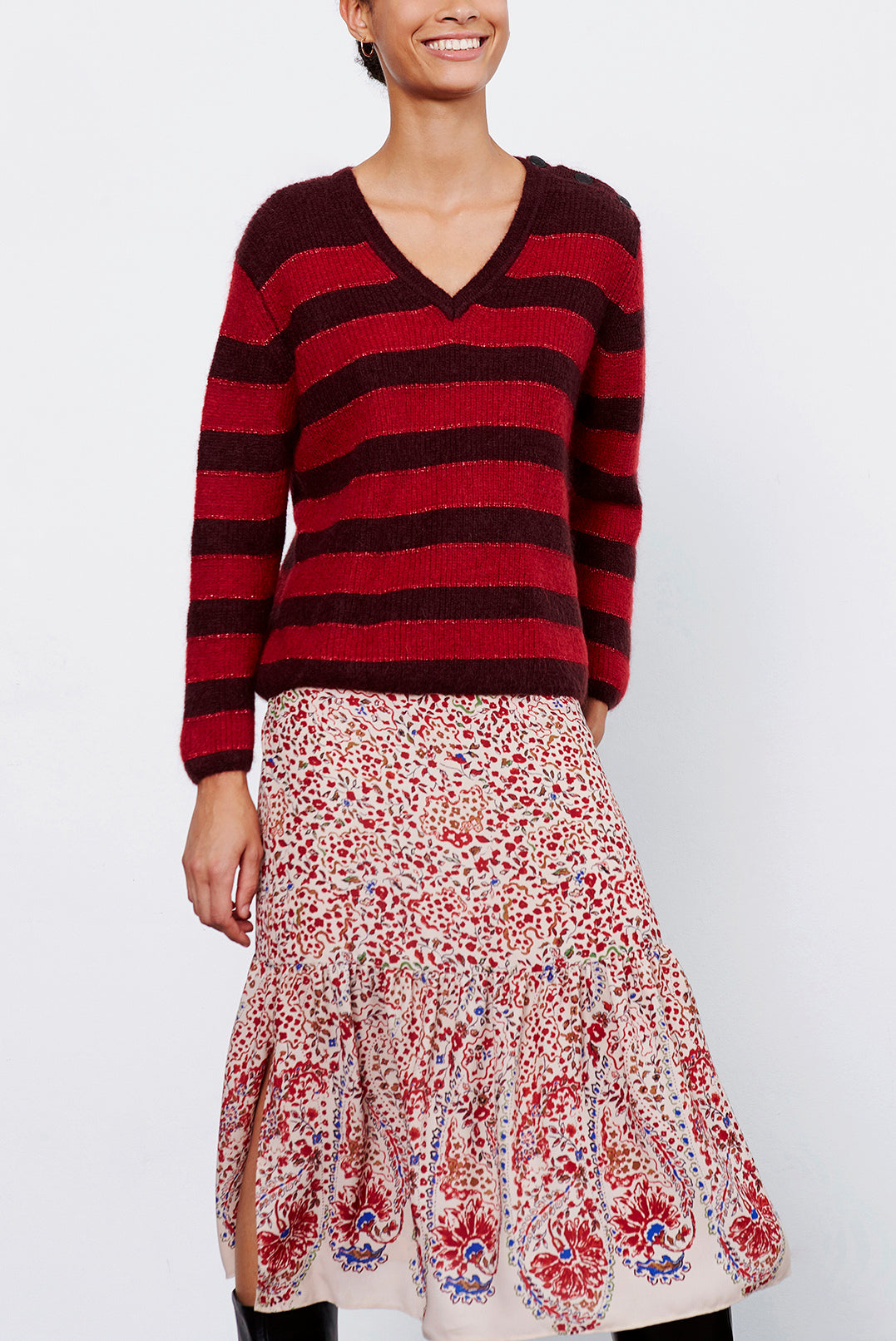 SARDAIGNE - Pull à rayures Faume - seconde main