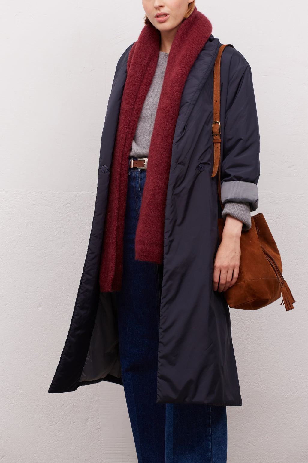 Doudoune longue col châle - SAO Faume - seconde main