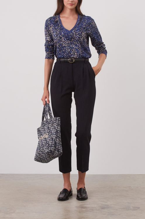 Pantalon à pinces 7/8 - ETANN Faume - seconde main