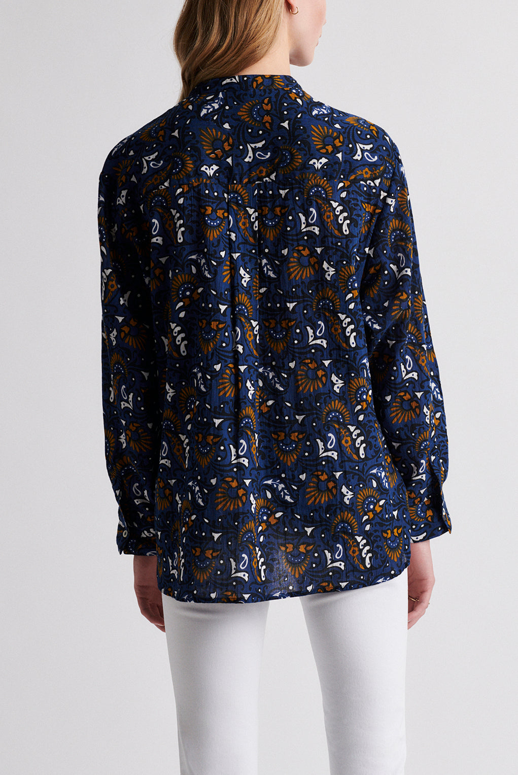 NATEO - Blouse imprimée en coton Faume - seconde main