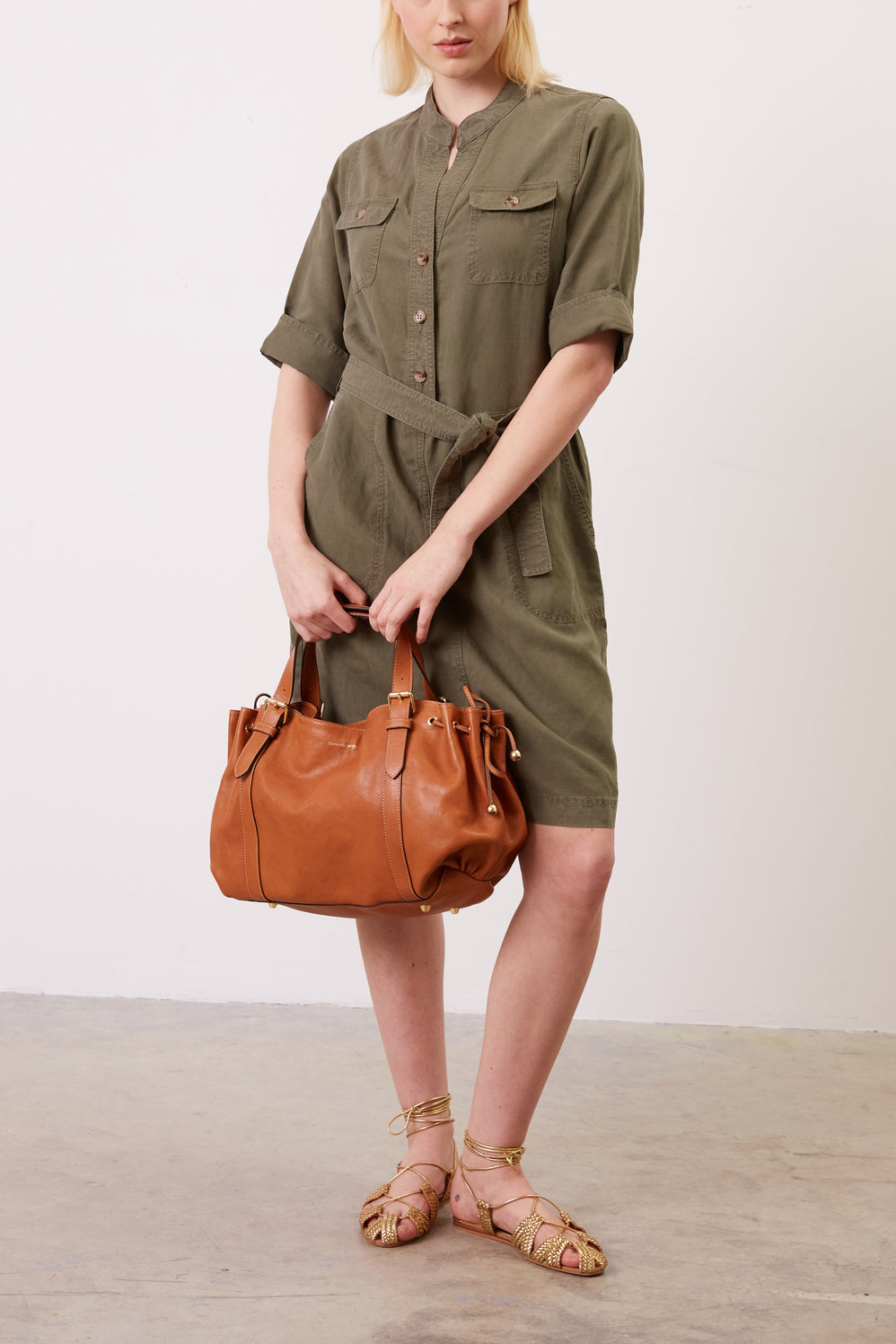 Robe courte saharienne - JORDI Faume - seconde main